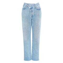 Agolde Criss Cross Upsized Straight Jeans