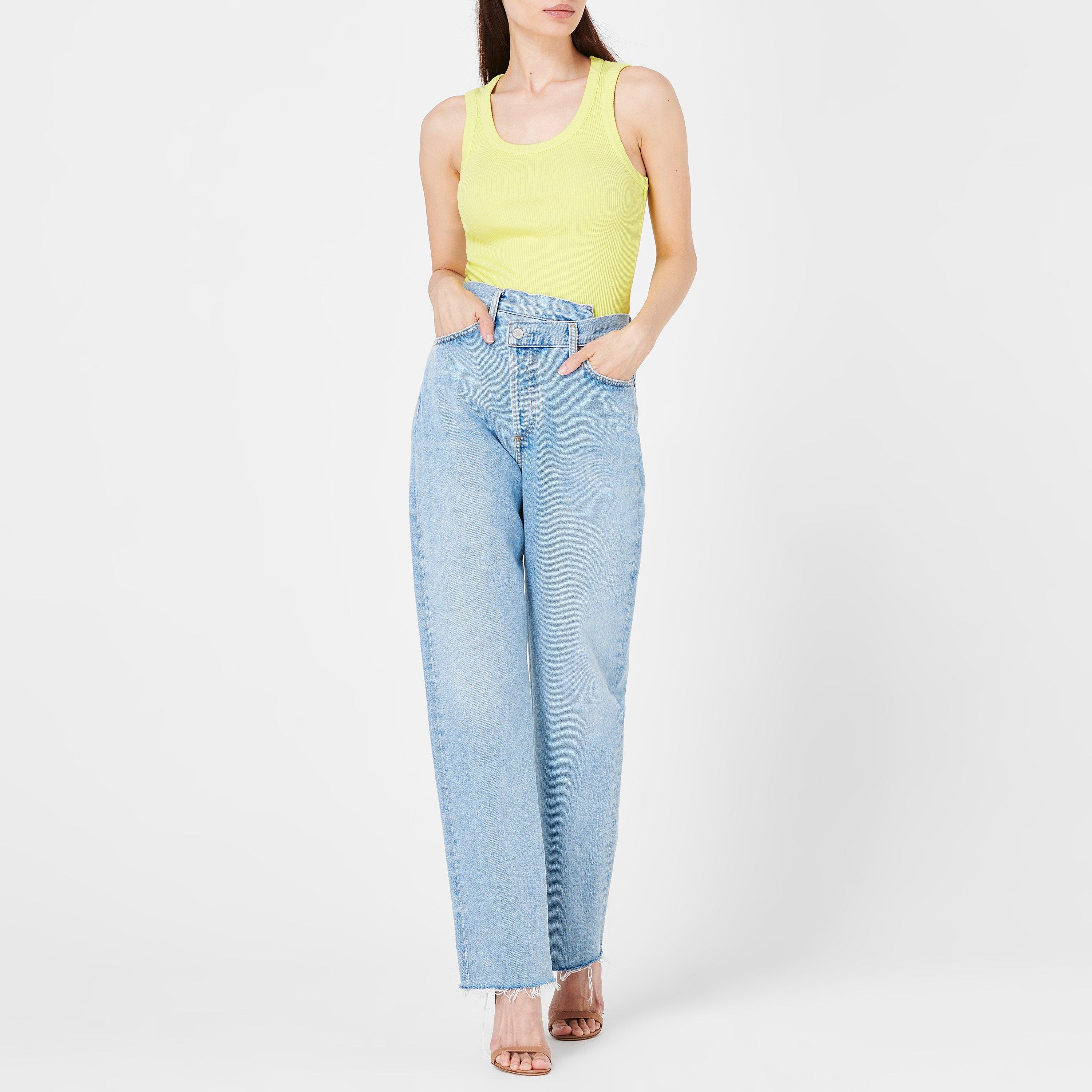 Dimension - Agolde - Criss Cross Upsized Straight Jeans - 2
