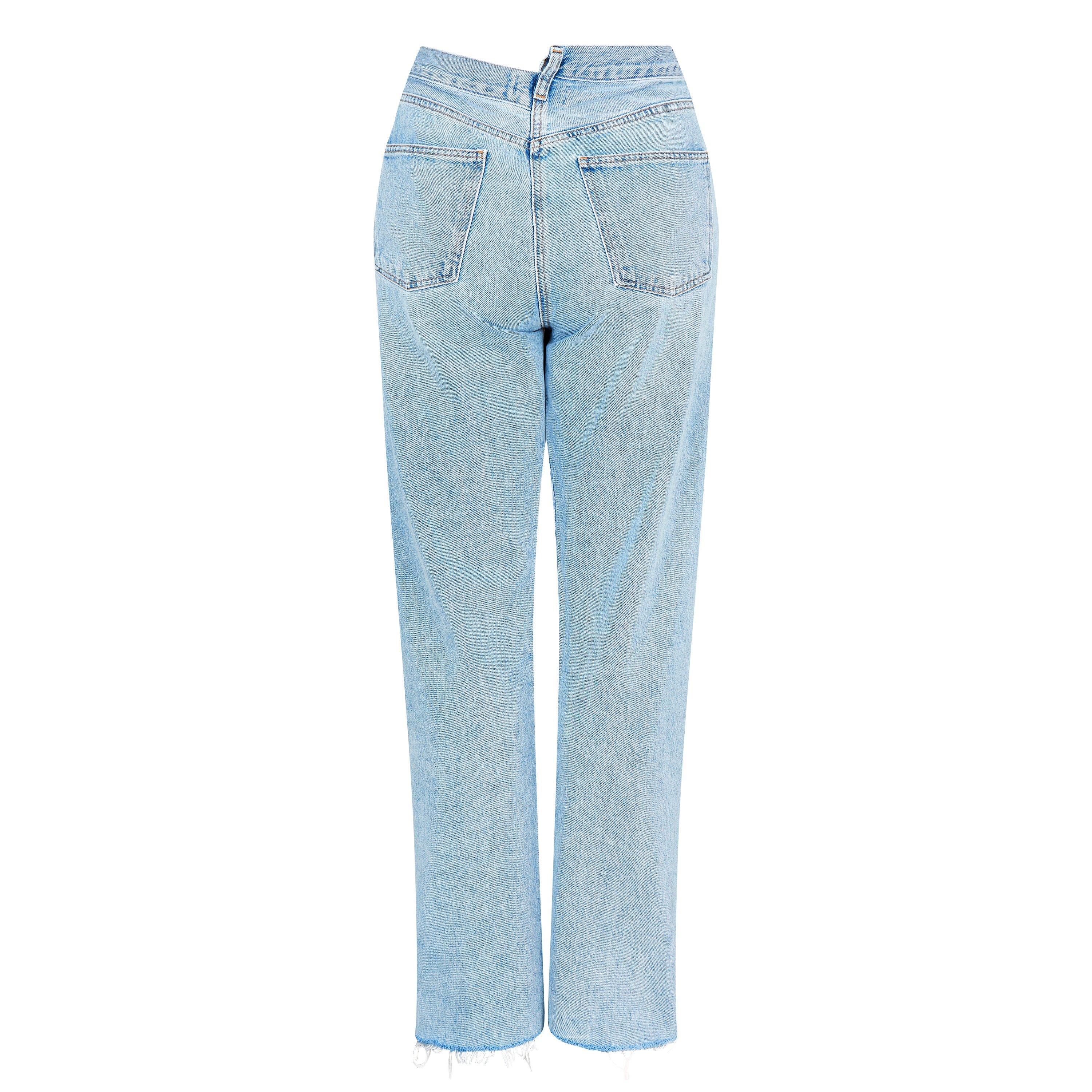 Dimension - Agolde - Criss Cross Upsized Straight Jeans - 5