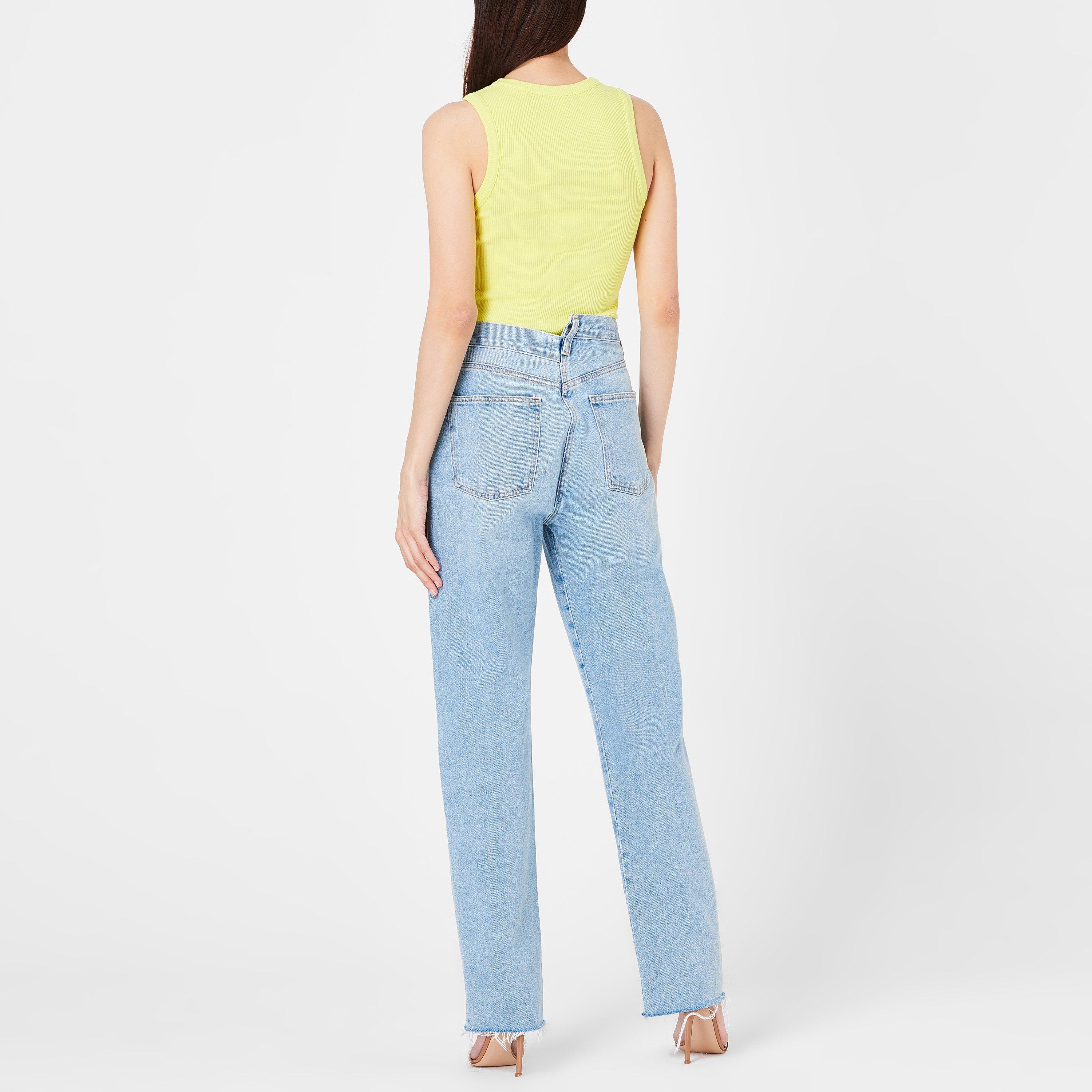 Dimension - Agolde - Criss Cross Upsized Straight Jeans - 3