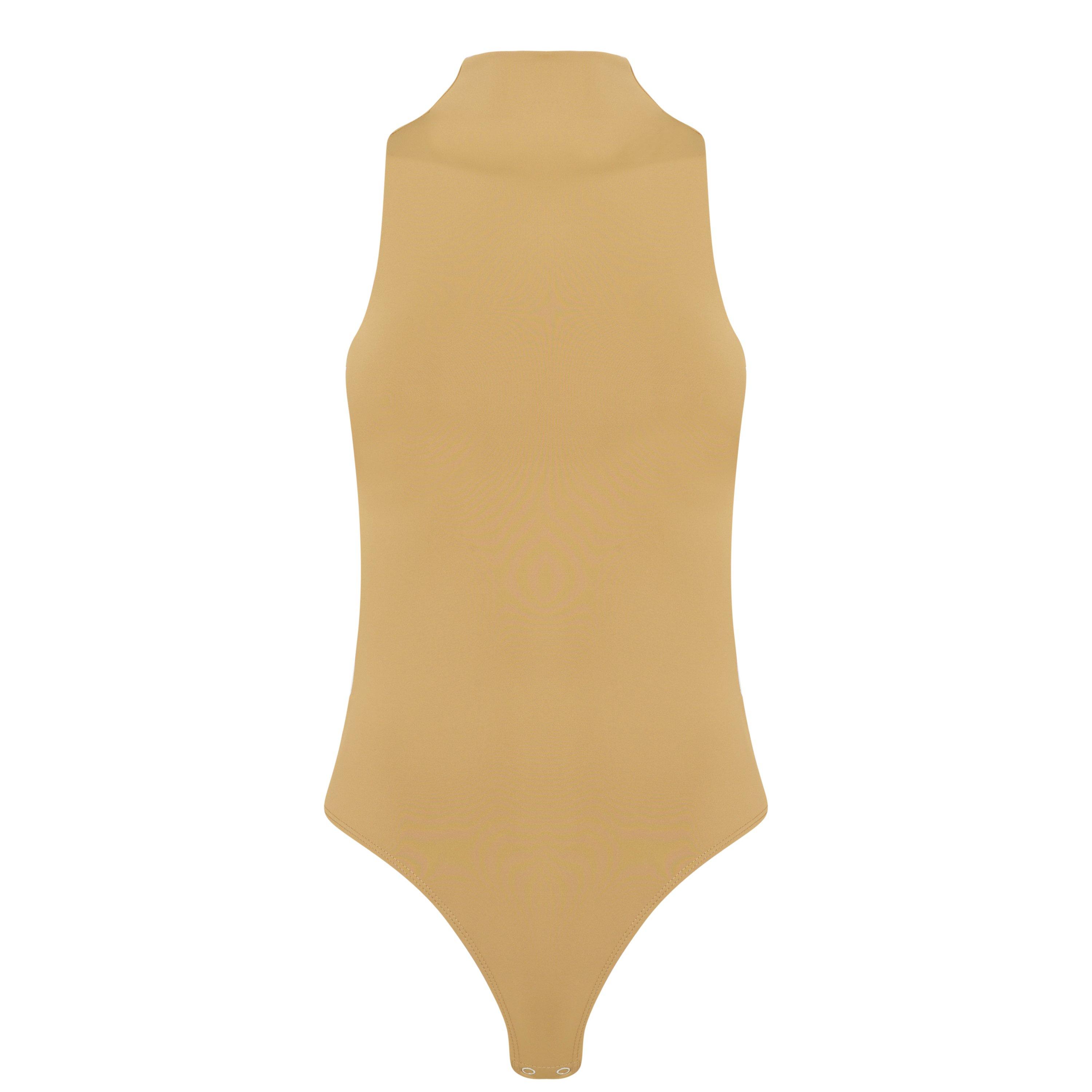 Pecan 001 - Good American - Scuba Funnel Tank Bodysuit - 5