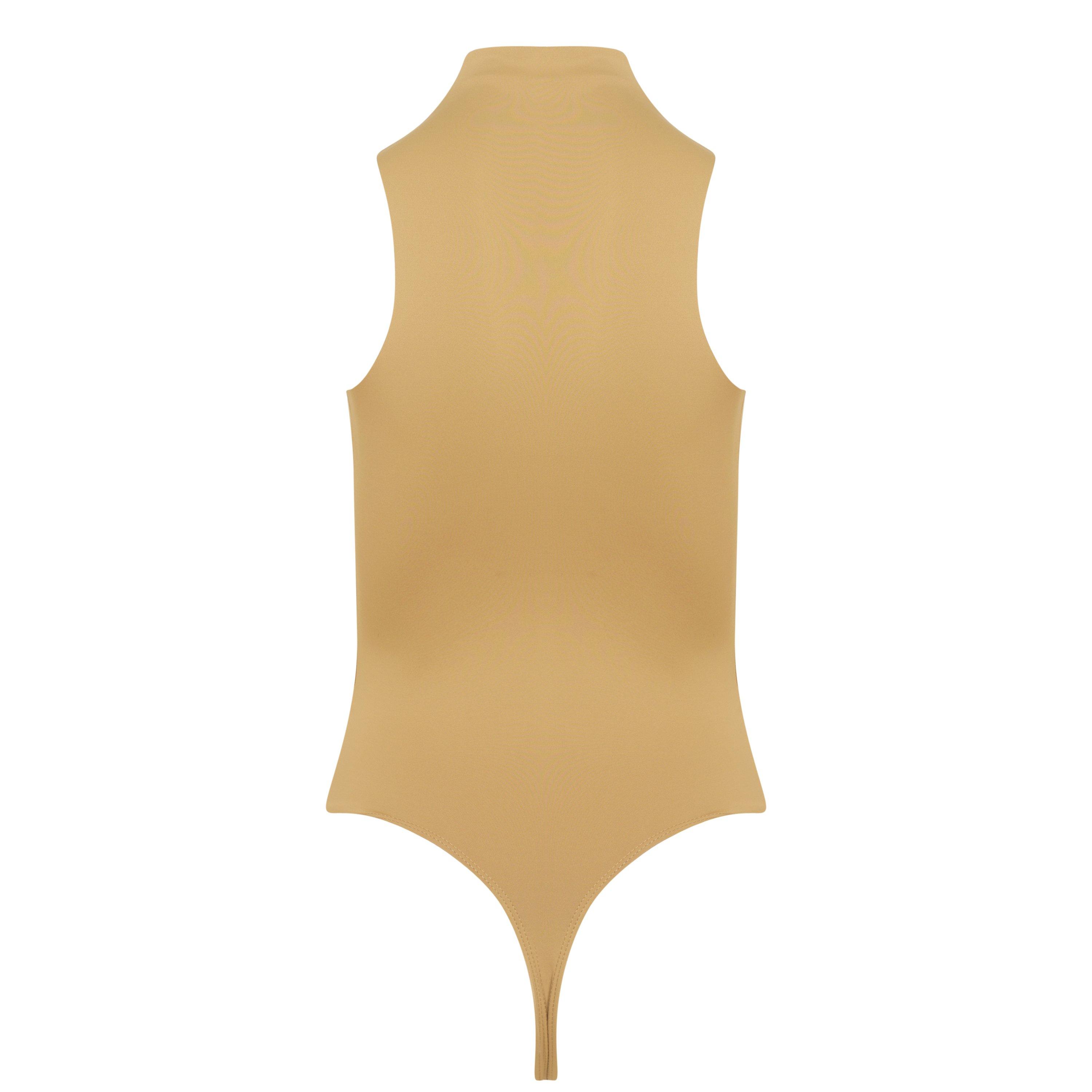 Pecan 001 - Good American - Scuba Funnel Tank Bodysuit - 6