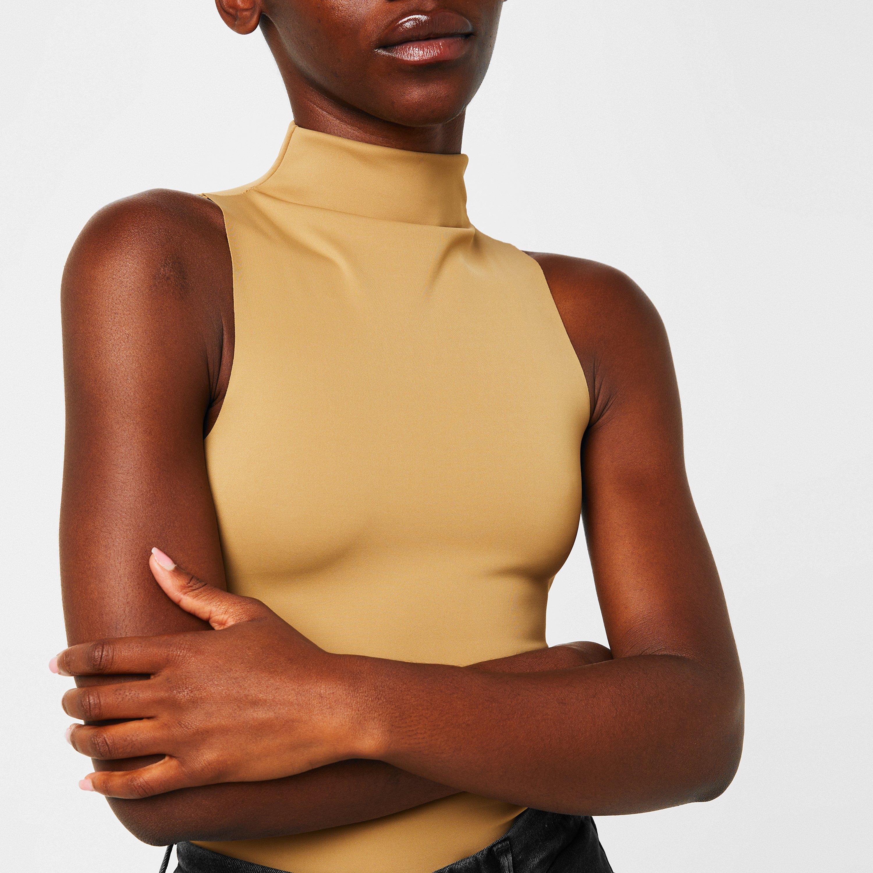 Pecan 001 - Good American - Scuba Funnel Tank Bodysuit - 3