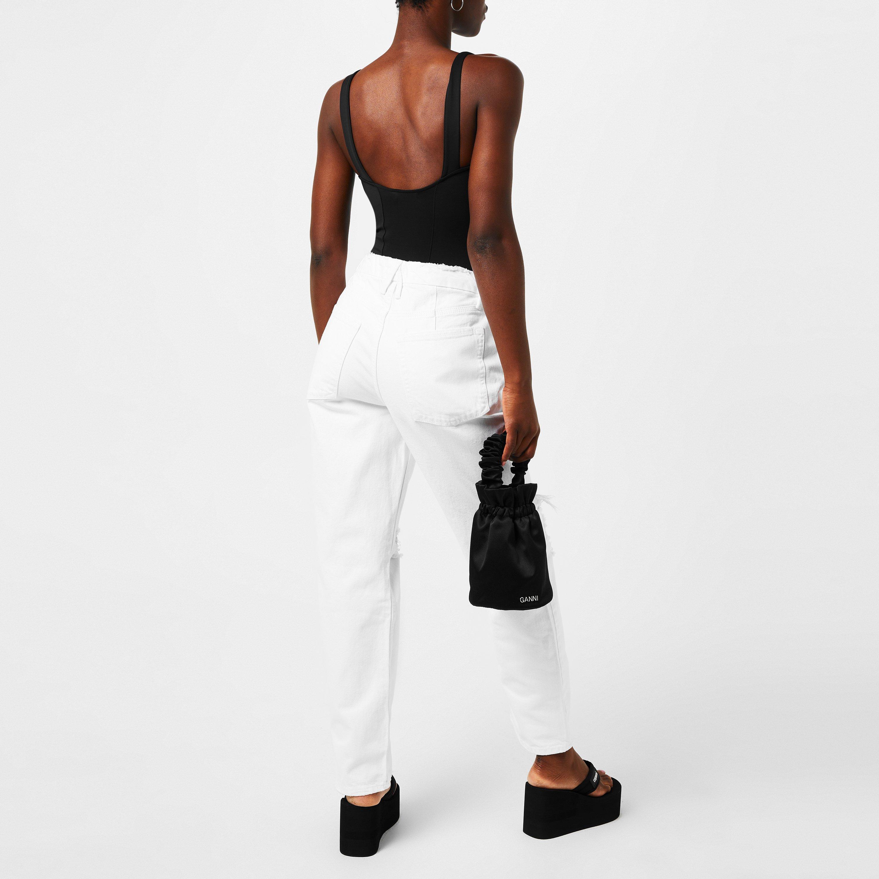 White 035 - Good American - 90s Duster Jeans - 3