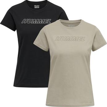 Hummel 2 Pack Cali T Shirts Womens