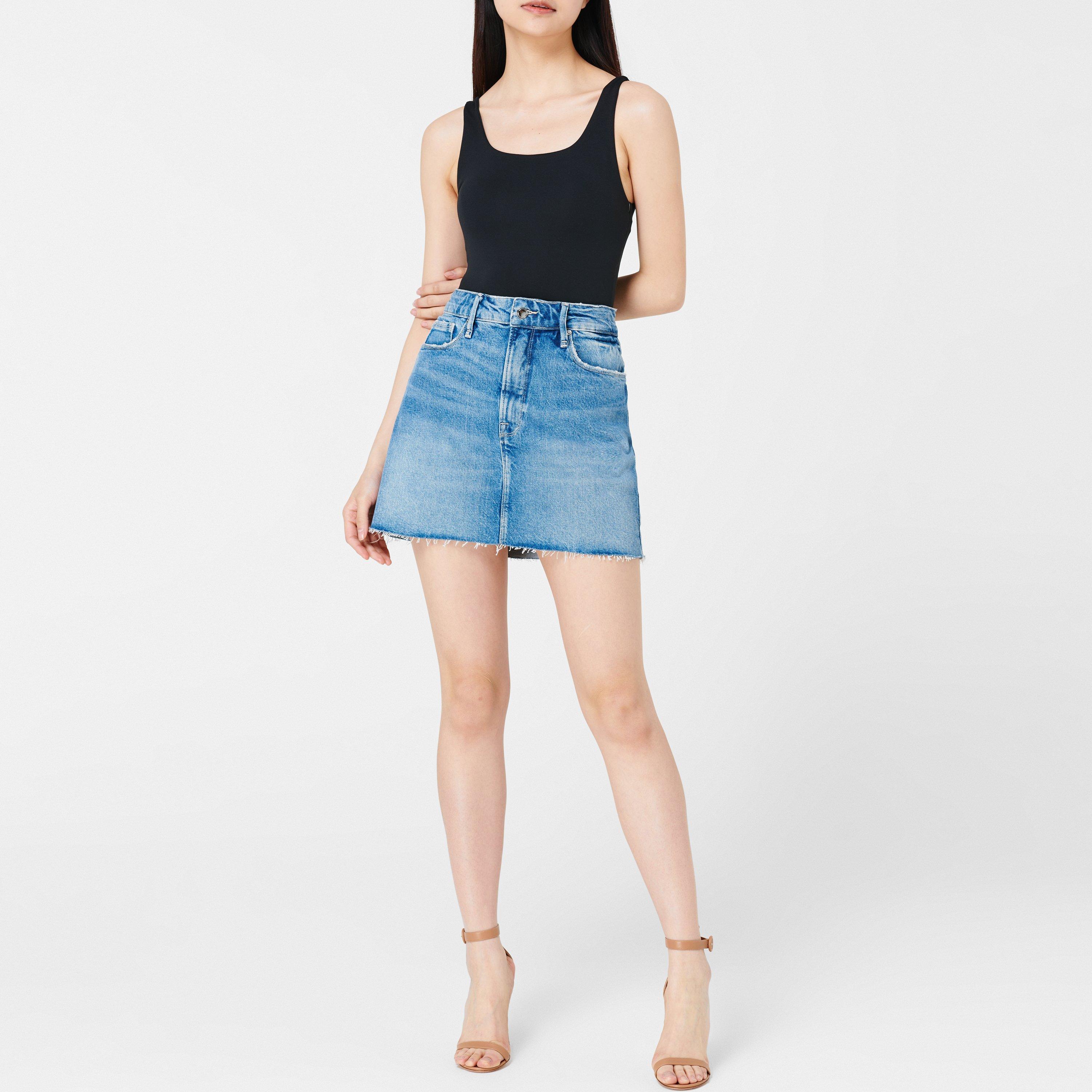 Indigo 900 - Good American - Good Waist Mini Skirt - 4
