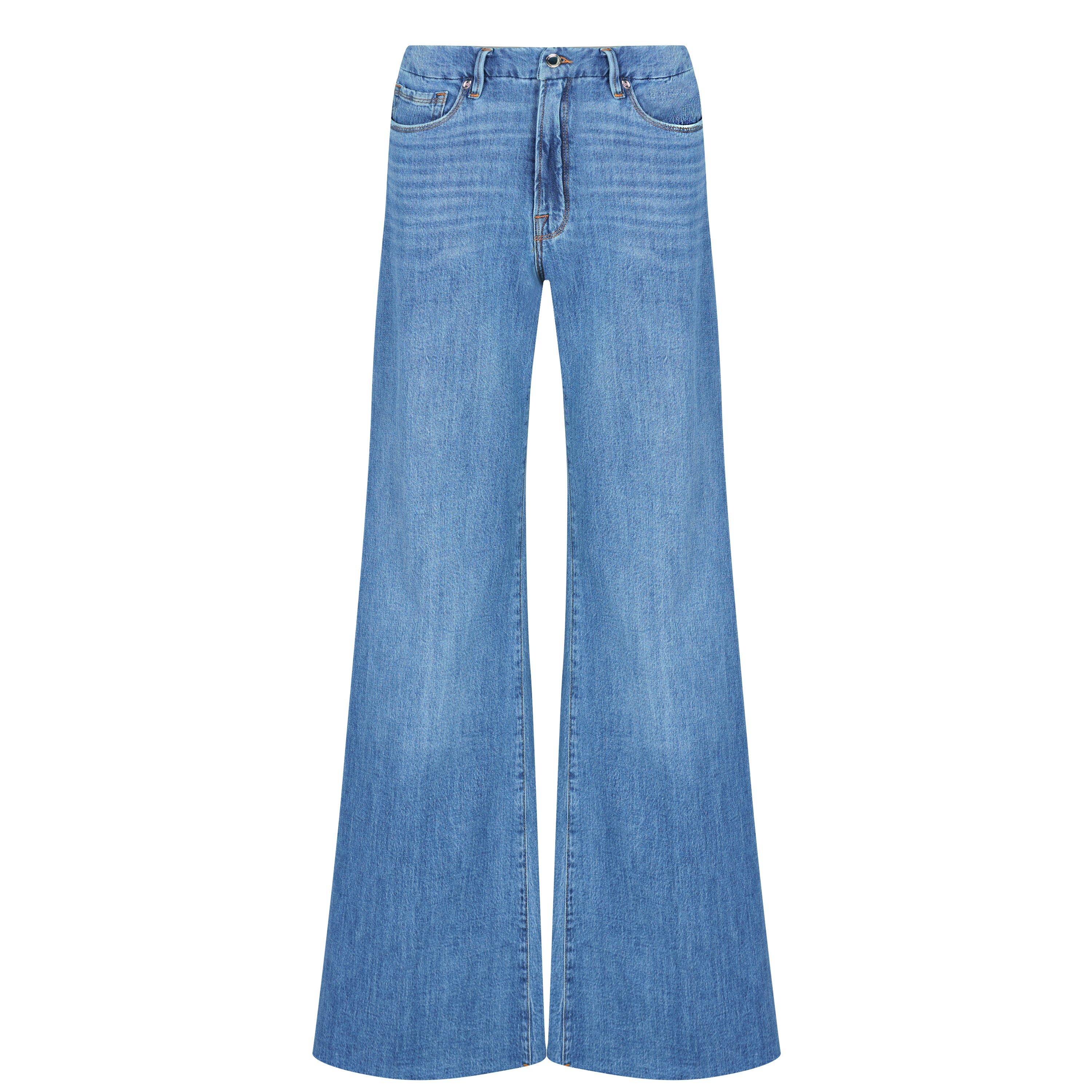 Good American Good Waist Palazzo Jeans