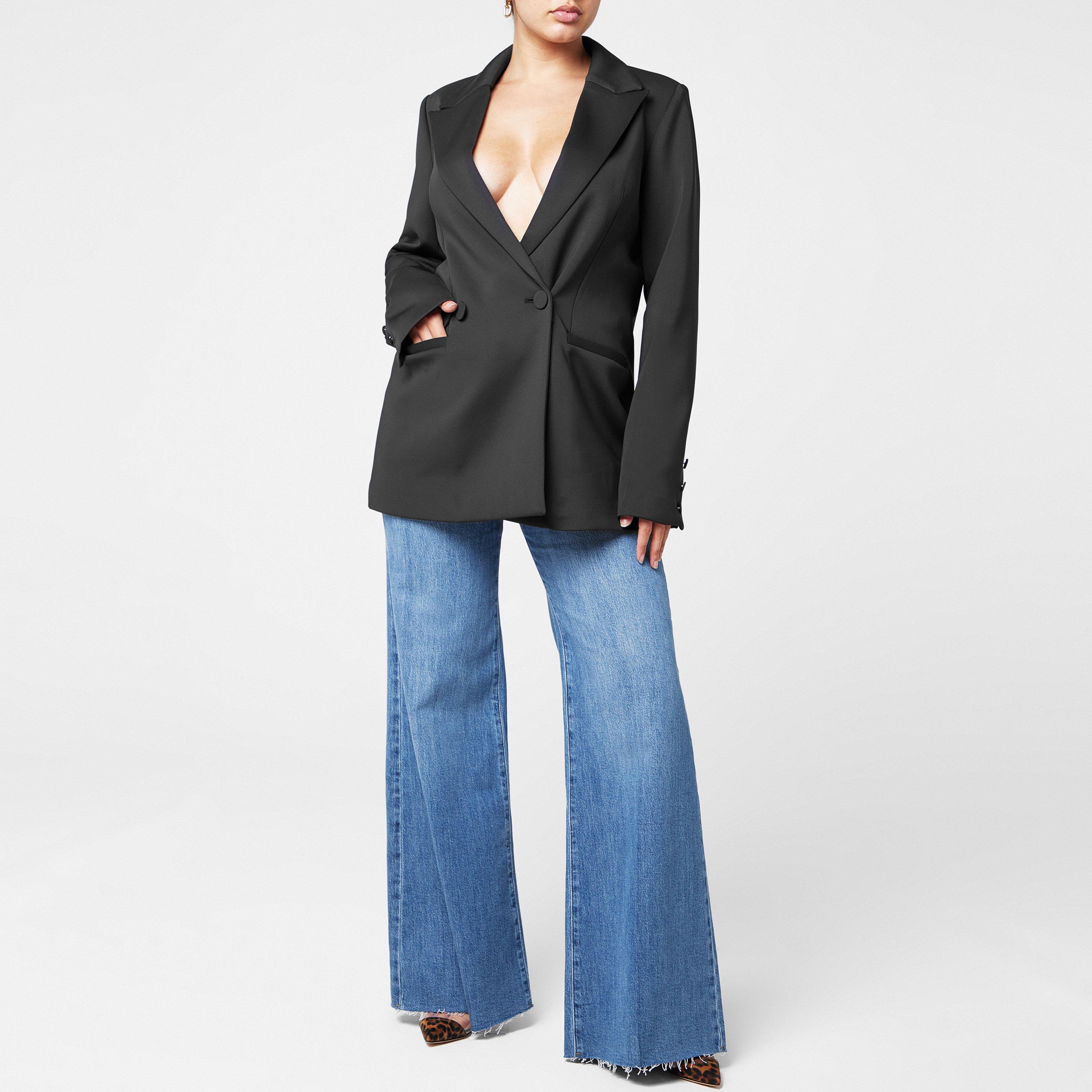 Indigo030 - Good American - Good Waist Palazzo Jeans - 2