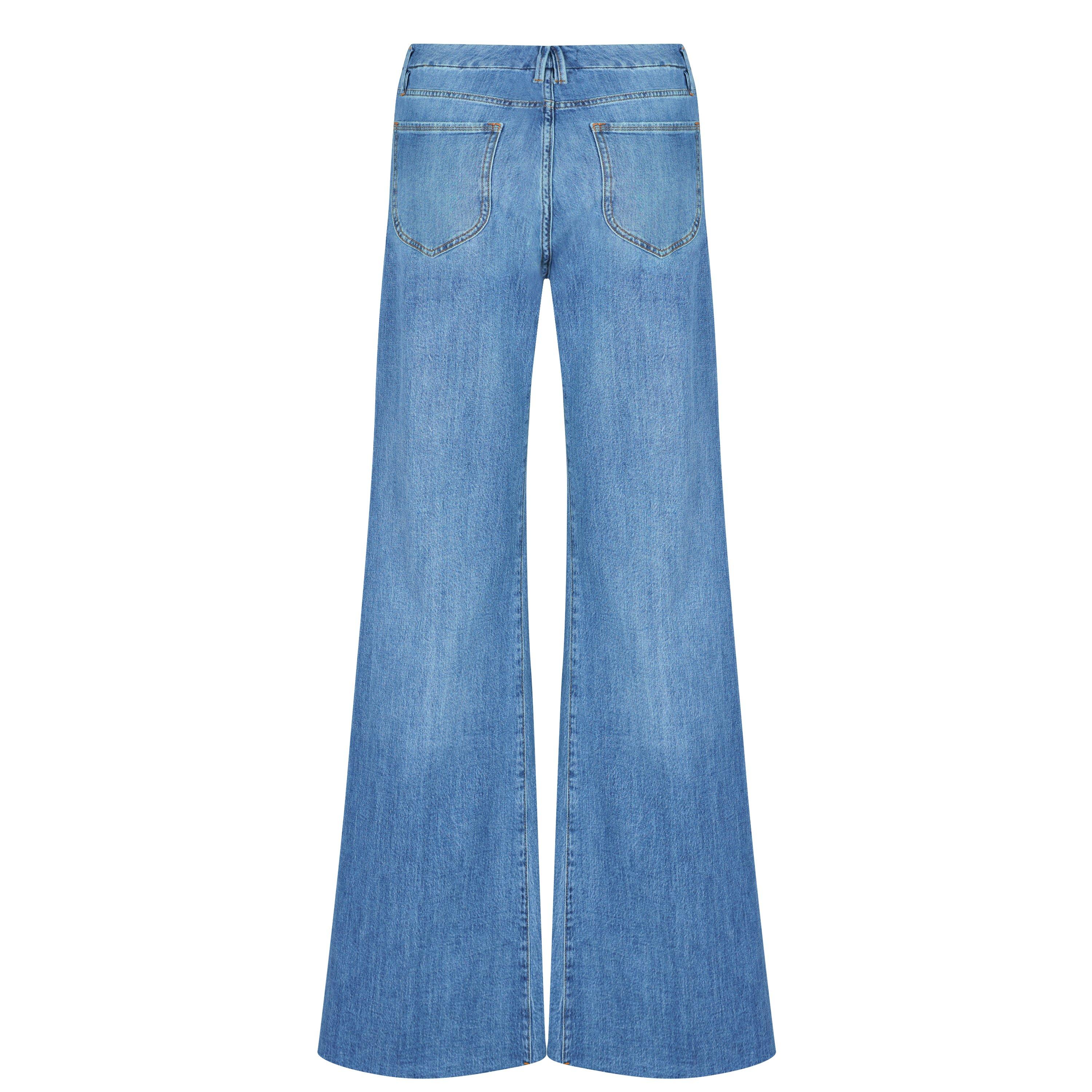 Indigo030 - Good American - Good Waist Palazzo Jeans - 5
