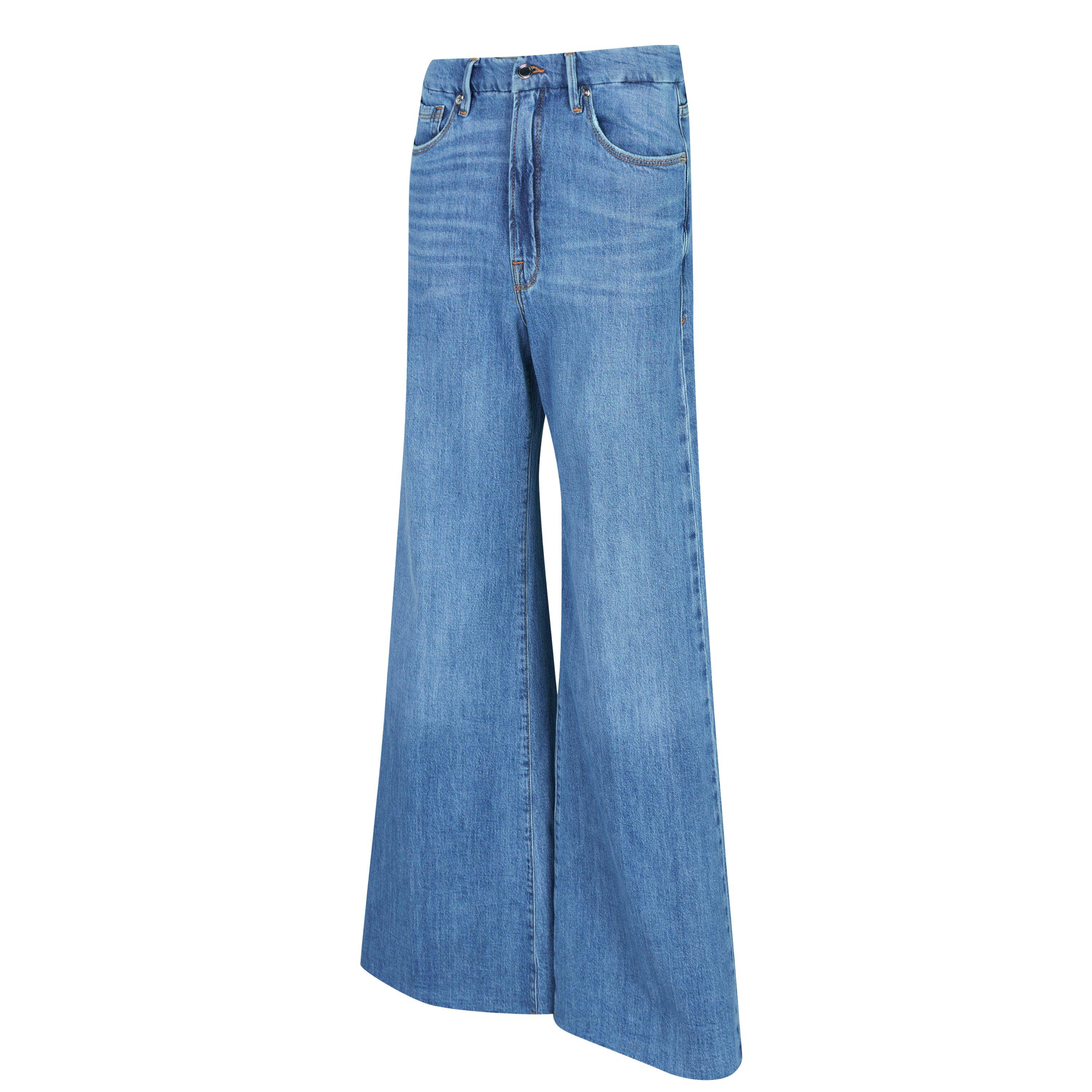 Indigo030 - Good American - Good Waist Palazzo Jeans - 6