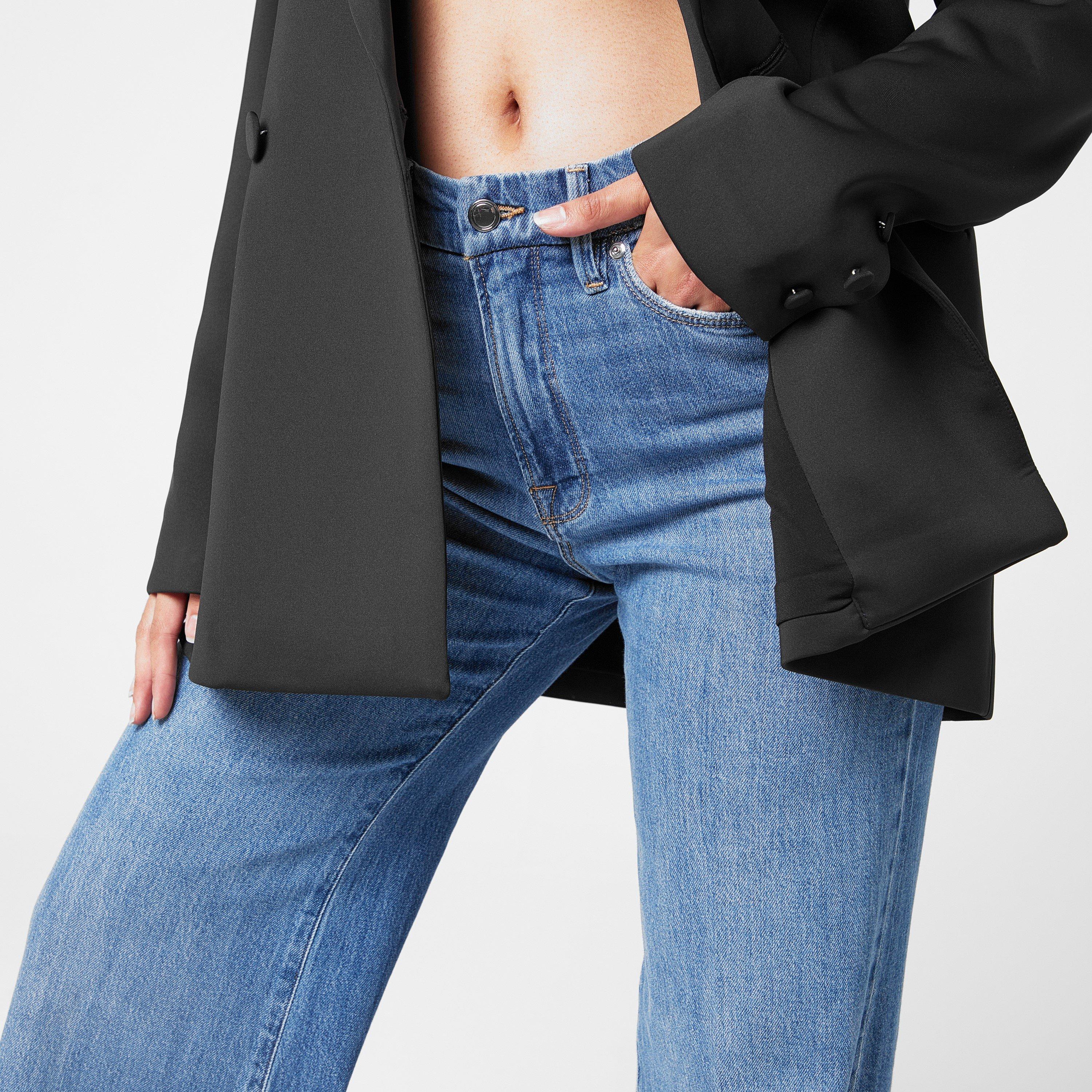 Indigo030 - Good American - Good Waist Palazzo Jeans - 4