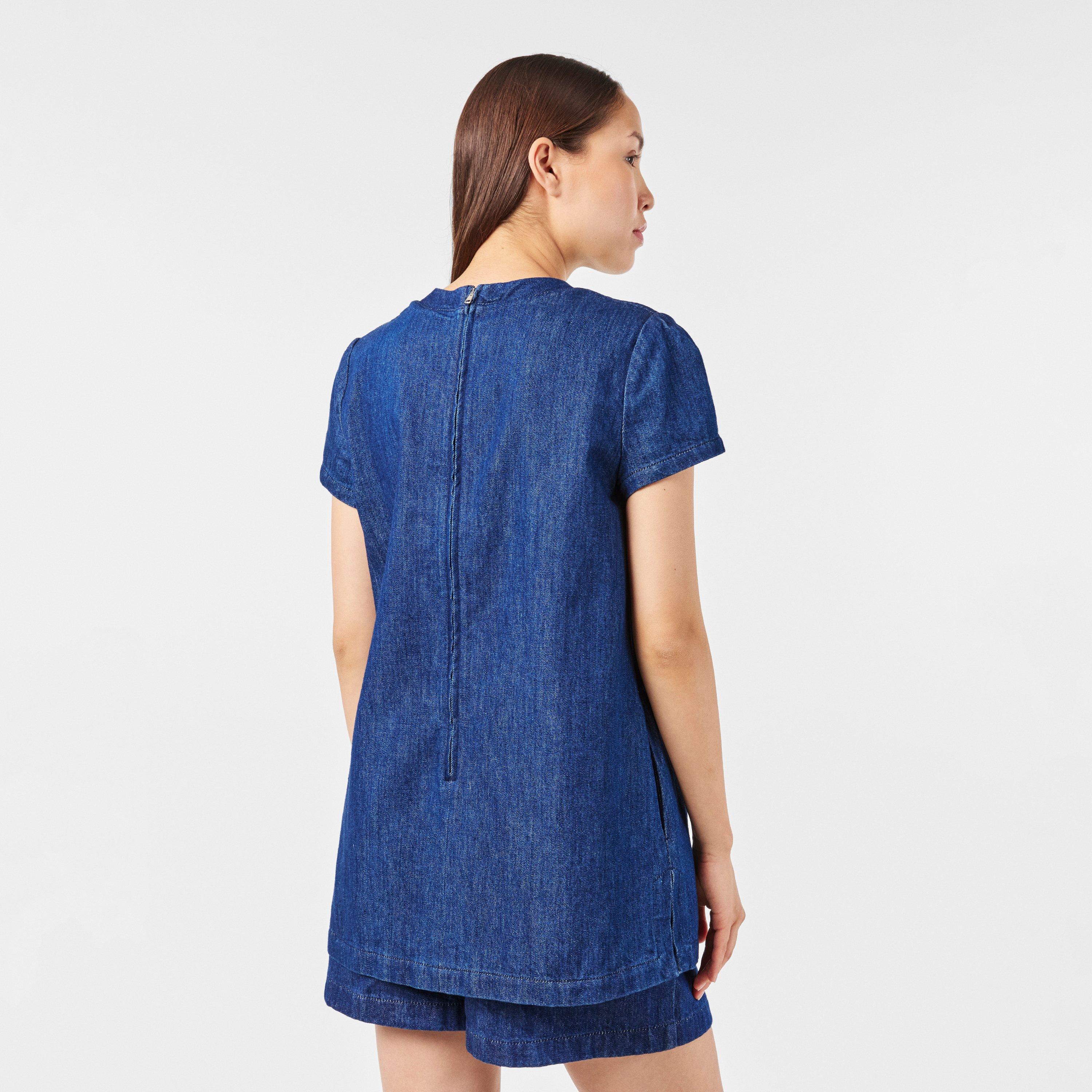 Dark Blue/Mix - Gucci - Denim Mini Dress - 4
