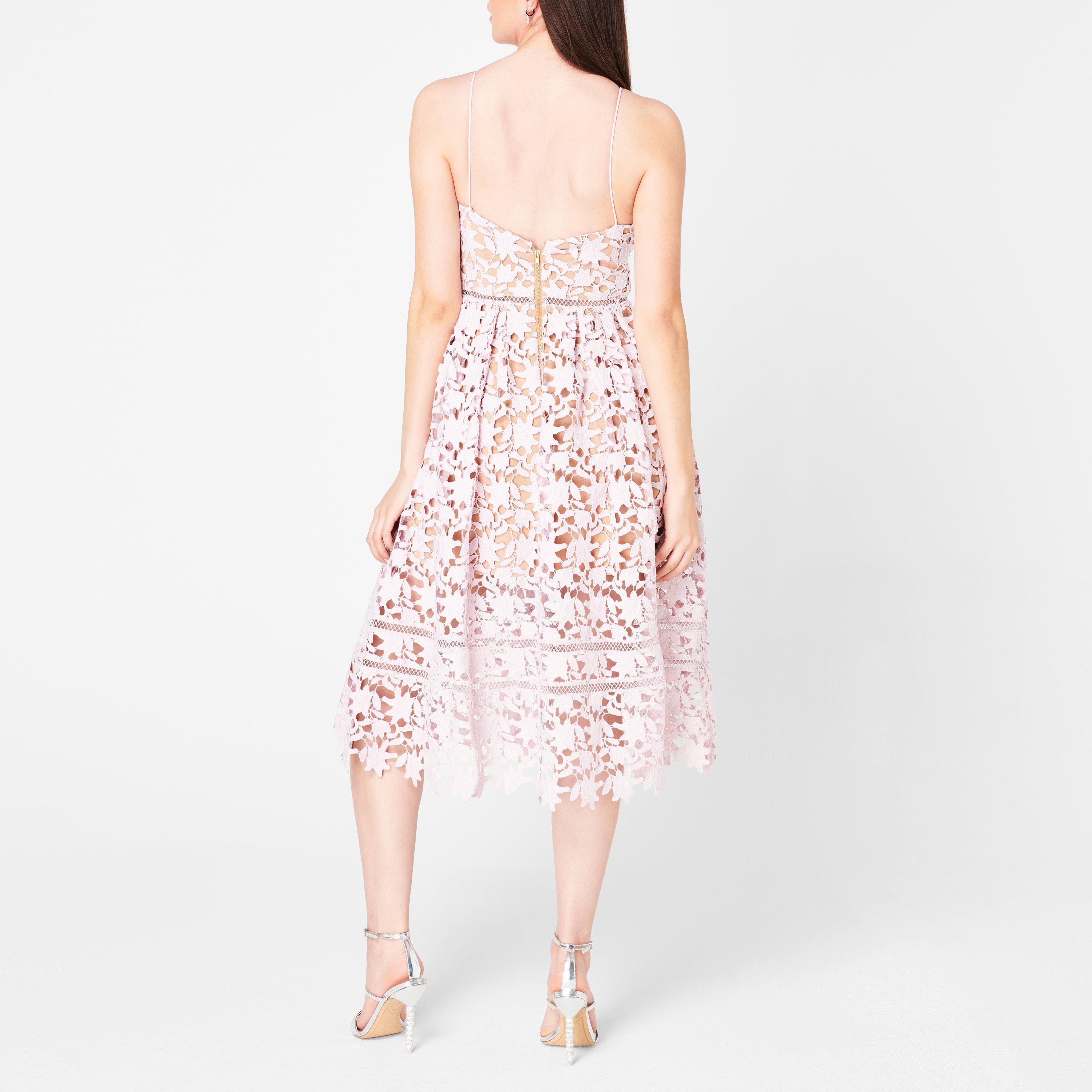 Pink - Self Portrait - Azalea Midi Dress - 2