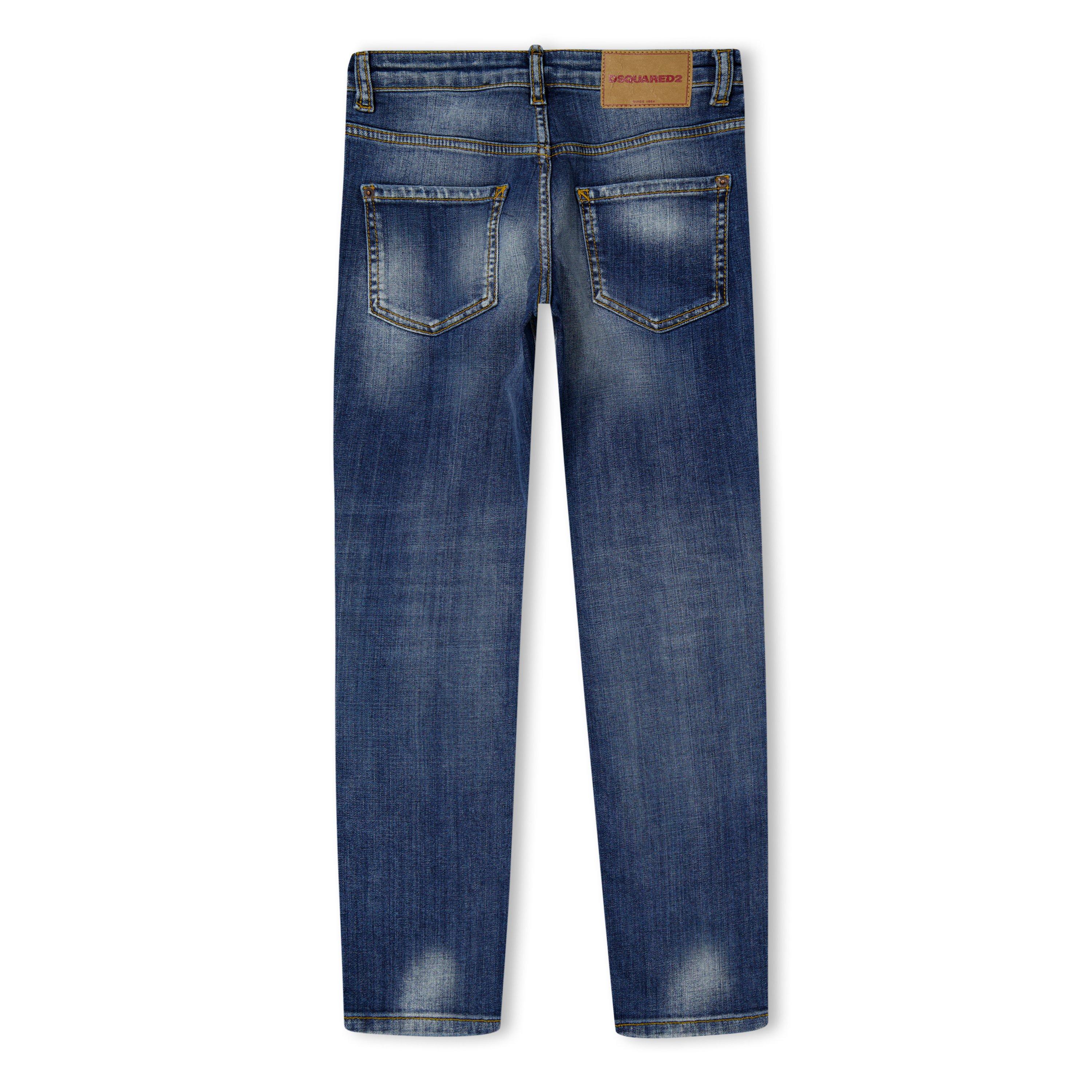 Blue DQ01 - DSquared2 - Unisex Kids' Slim Straight Leg Jeans - 2