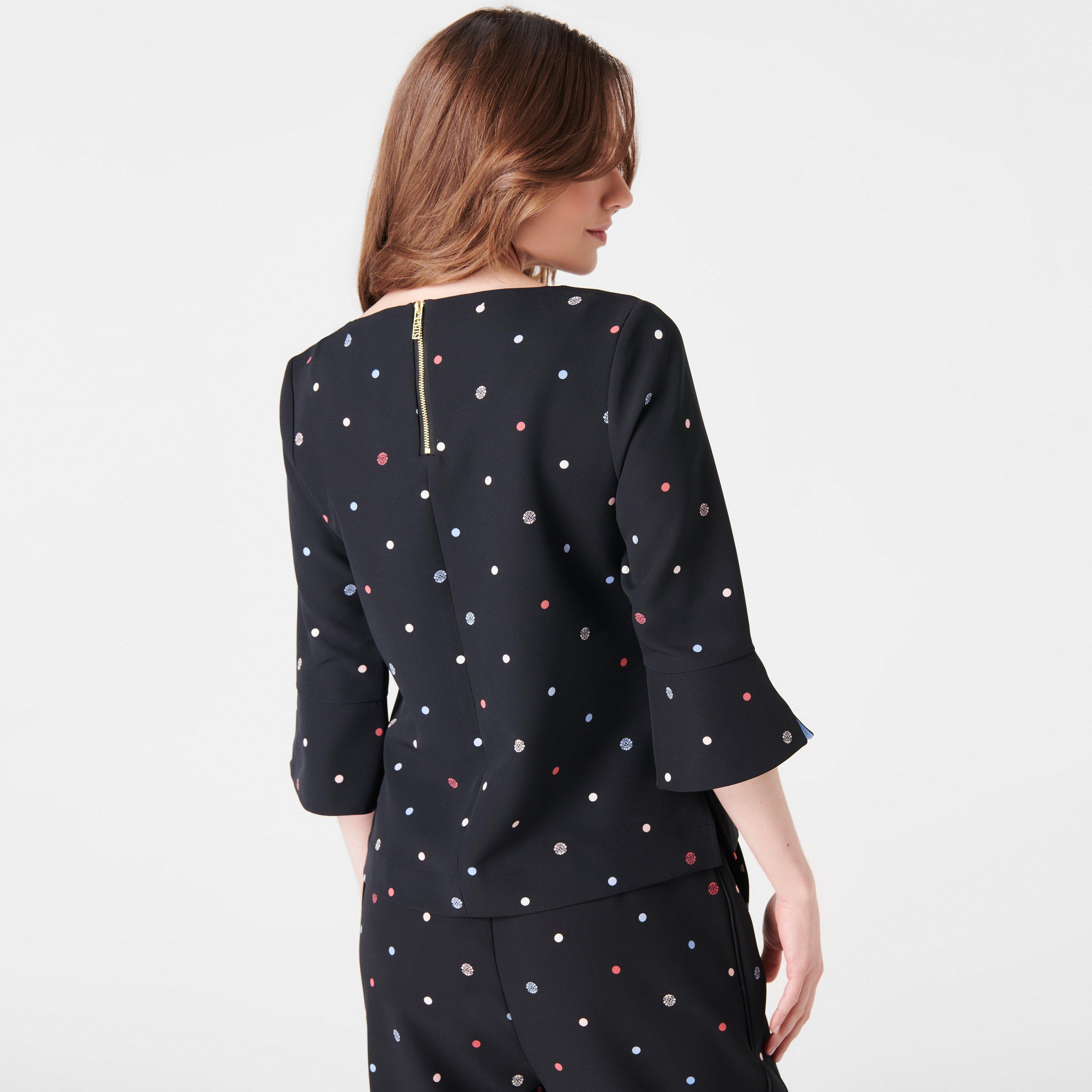 Polka Dot - Biba - BIBA Contour Cuff Shell Blouse - 2