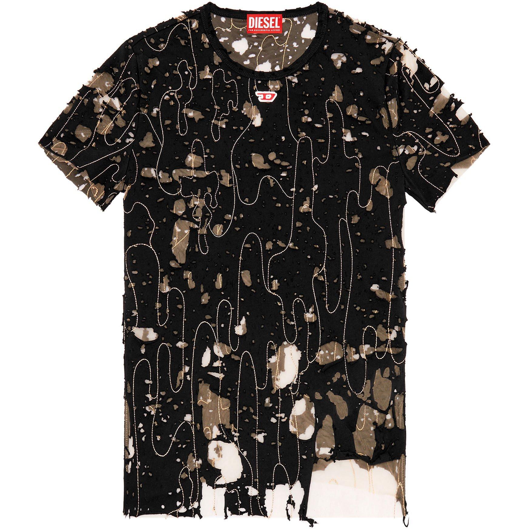 Grey - Diesel - T-Uncyna T-Shirt - 5