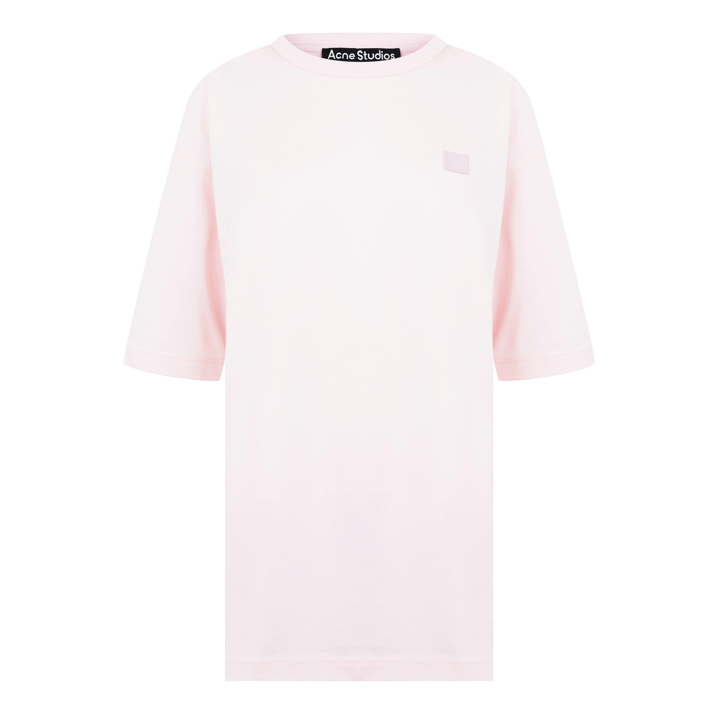 LIGHT PINK - Acne Studios - Women's Regular Fit Short-Sleeve T-Shirt - 5