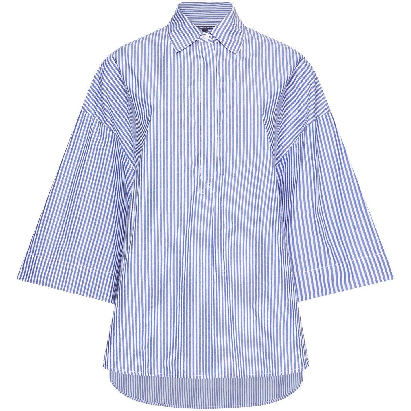 90-White/Marine - French Connection - Rhodes Shirt - 5