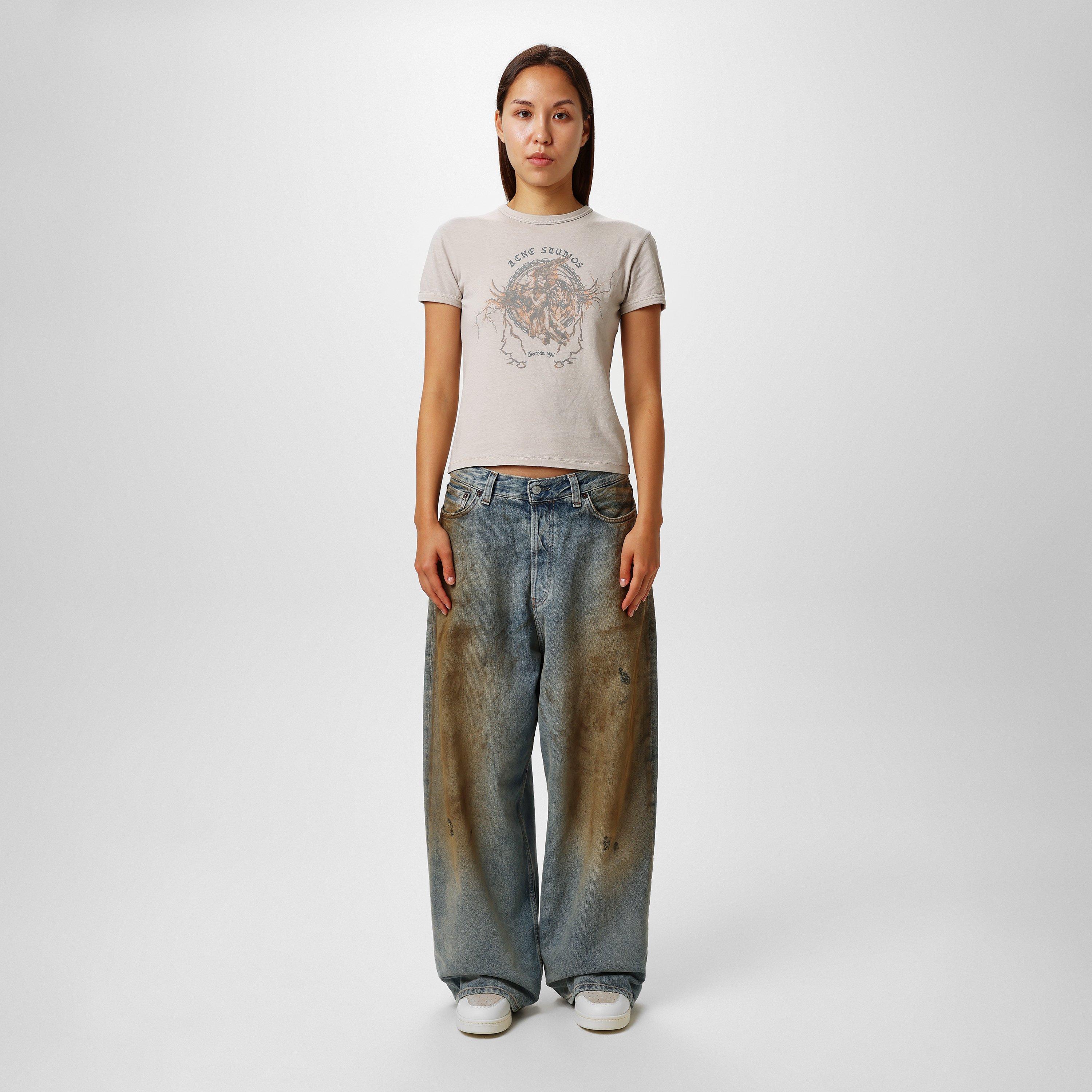 Faded Grey - Acne Studios - Etza Angel T-Shirt - 4