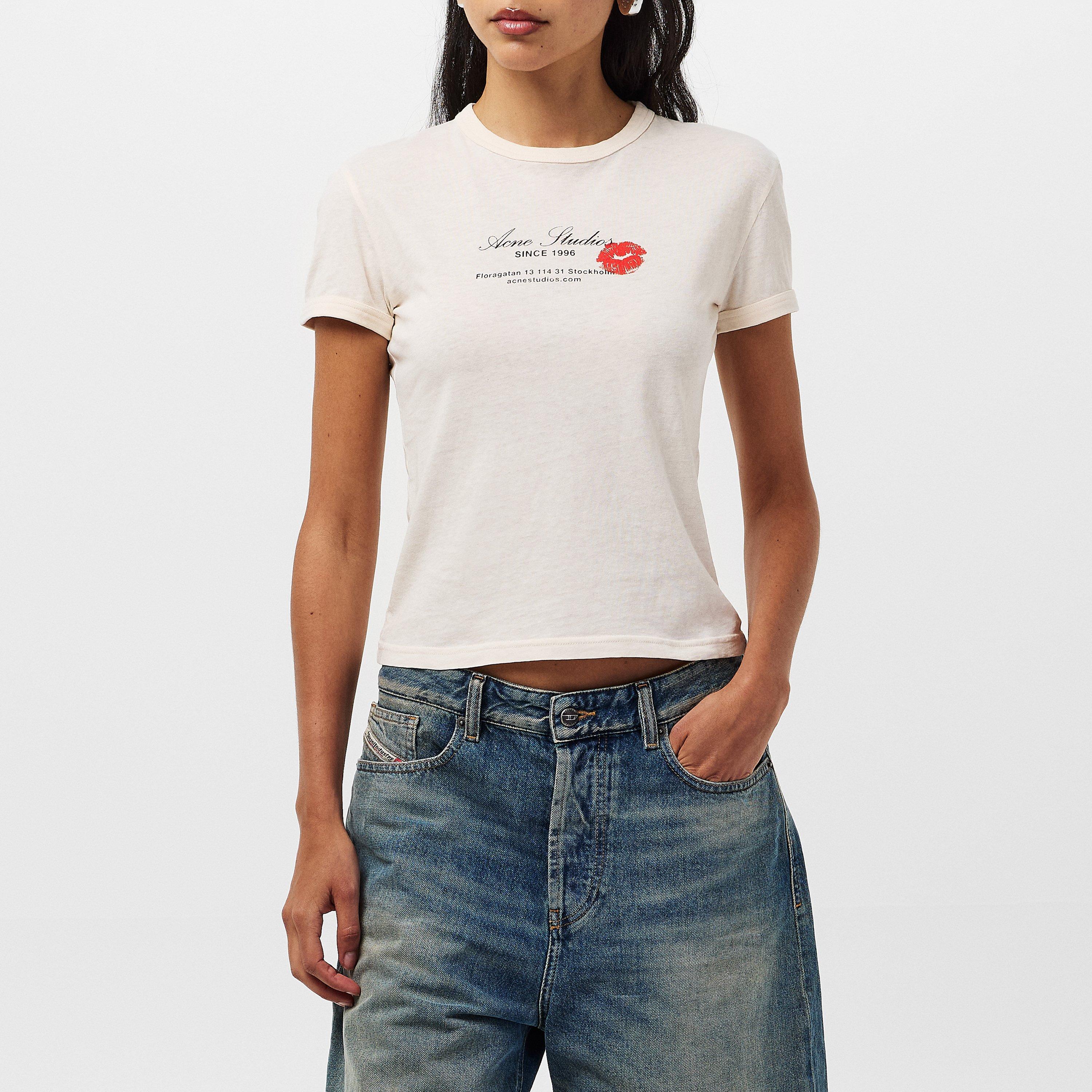 Pearl Grey - Acne Studios - Etza Angel T-Shirt - 3