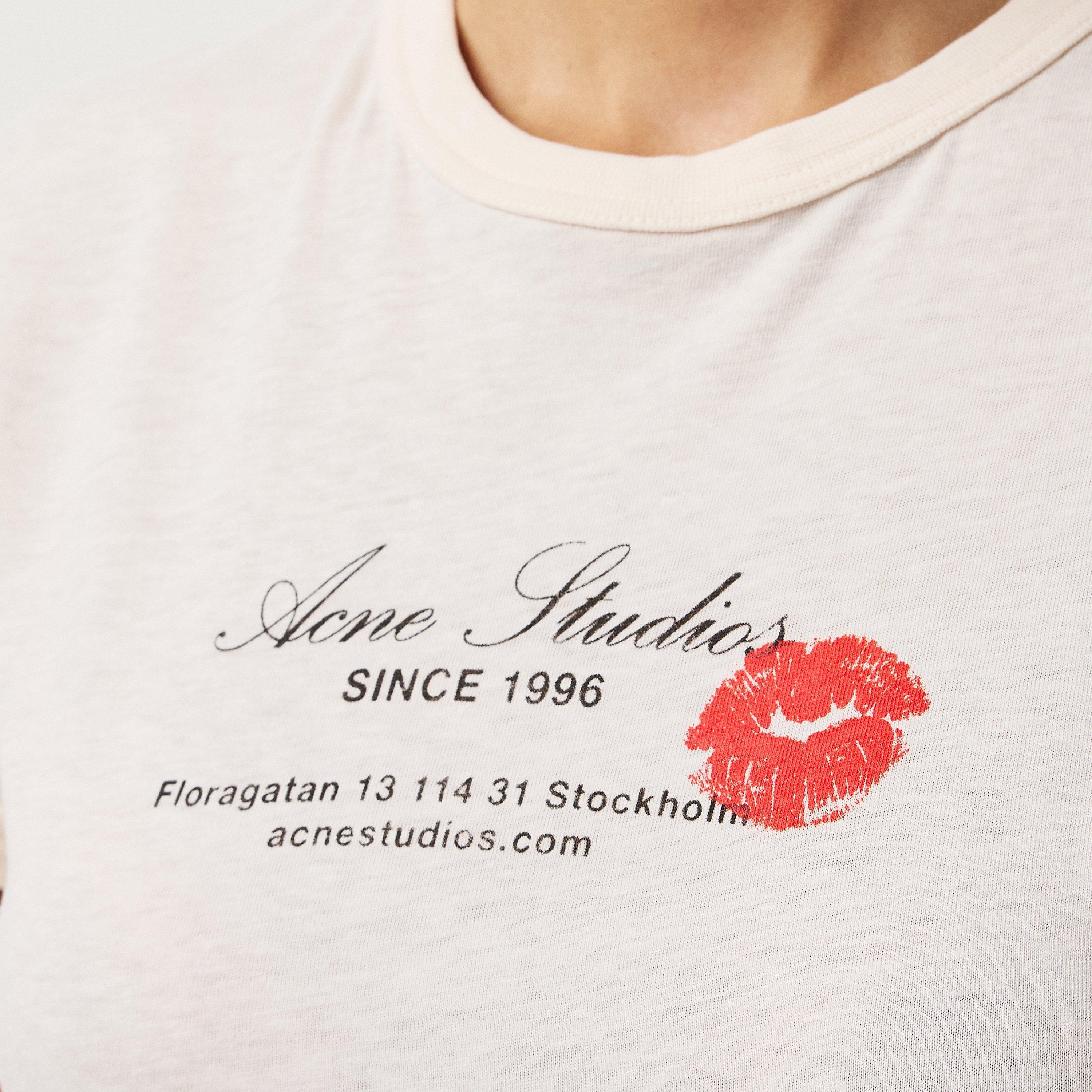 Pearl Grey - Acne Studios - Etza Angel T-Shirt - 5