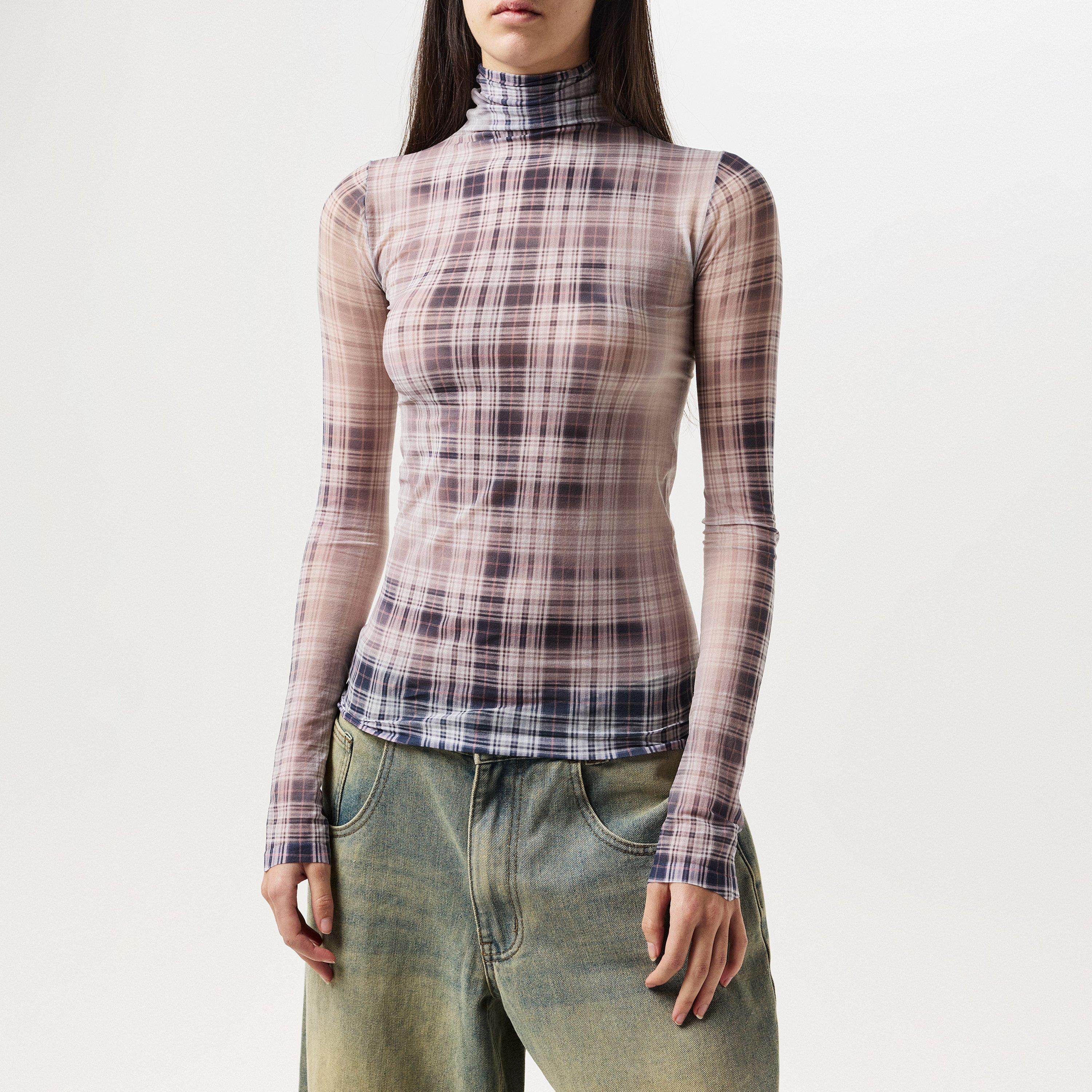 Black/White - Acne Studios - Women's Long-Sleeve T-Shirt - 3