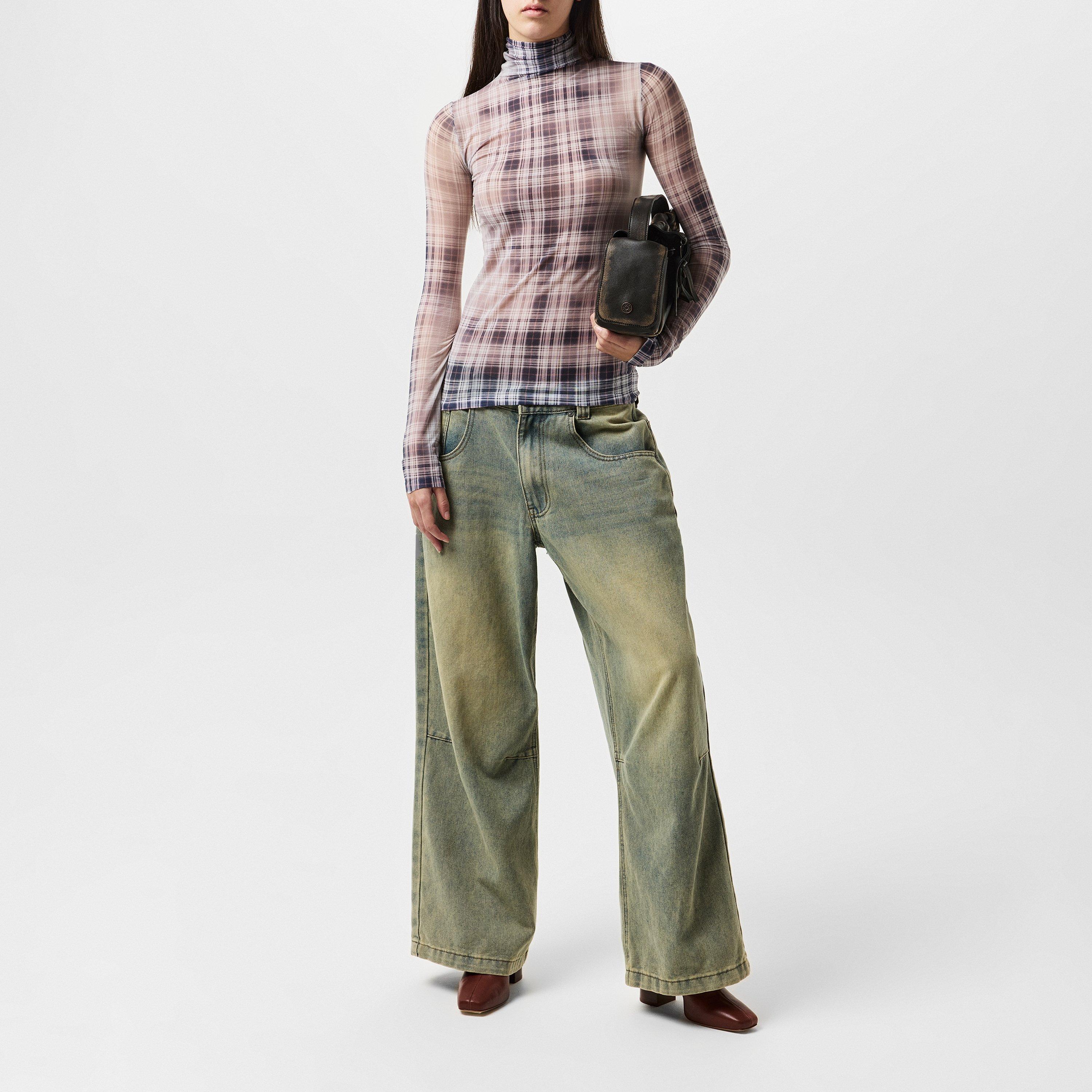 Black/White - Acne Studios - Women's Long-Sleeve T-Shirt - 5