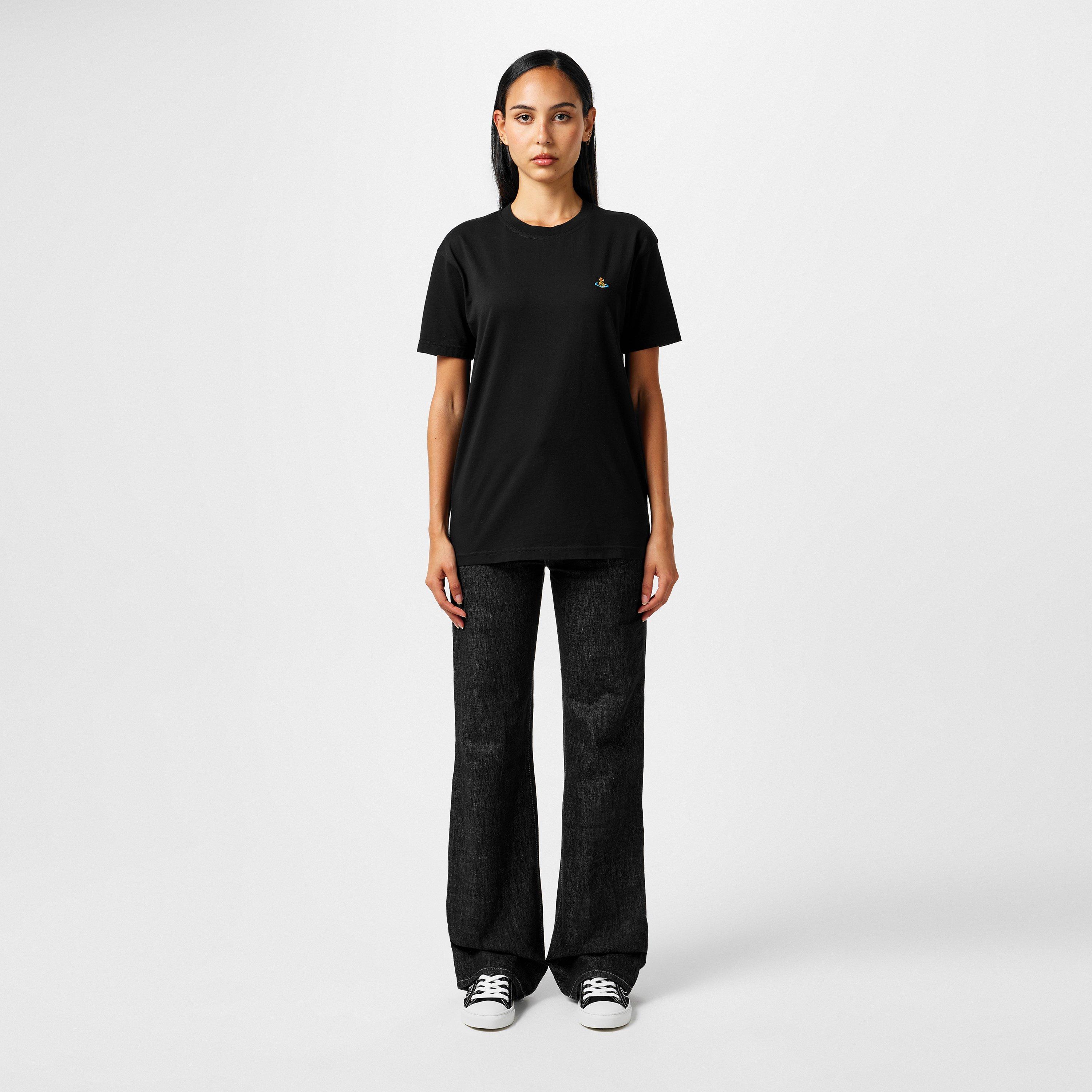 Black - Vivienne Westwood - Classic Multicoloured Orb T-Shirt - 4