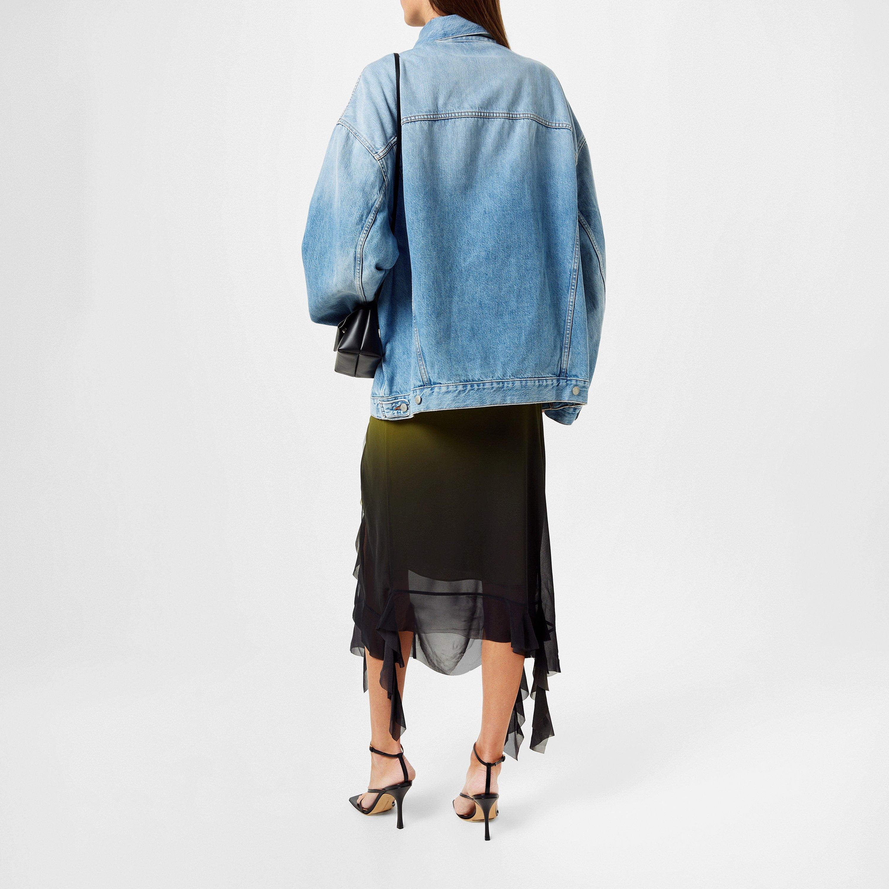 LIGHT BLUE - Acne Studios - Women's  Structured Denim Jacket - 3