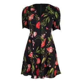 Ted Baker Sienno Mini Puff Sleeve Dress