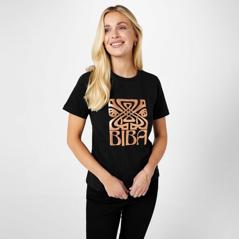 Noir - Biba - Logo T-Shirt - 3