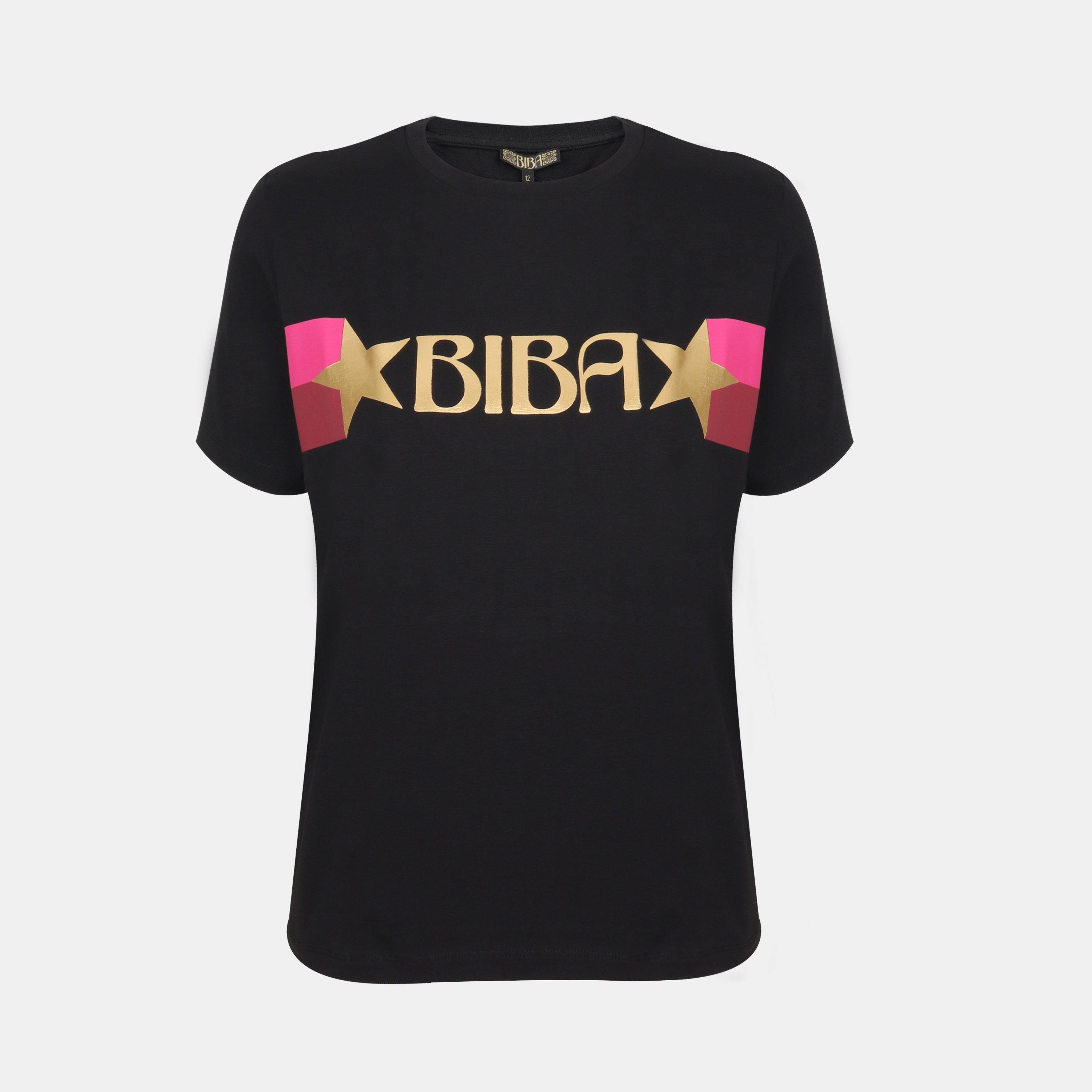 Biba Women's Logo T-Shirt - Star - 14 (L)