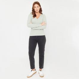 Be You Ribbed Top Womens