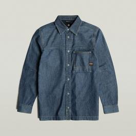 G Star Gstar 1 Pocket Denim Shirt Mens