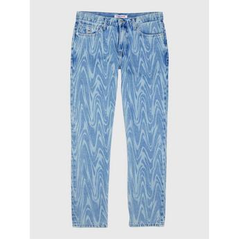 Tommy Jeans Ethan Straight Swirl Lasered Denim Jeans