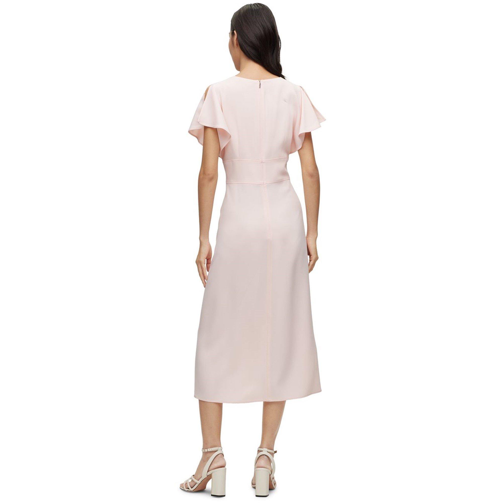 Bright Pink 676 - Boss - Women's Dawinga Dress, Slim Fit Long Length - 6