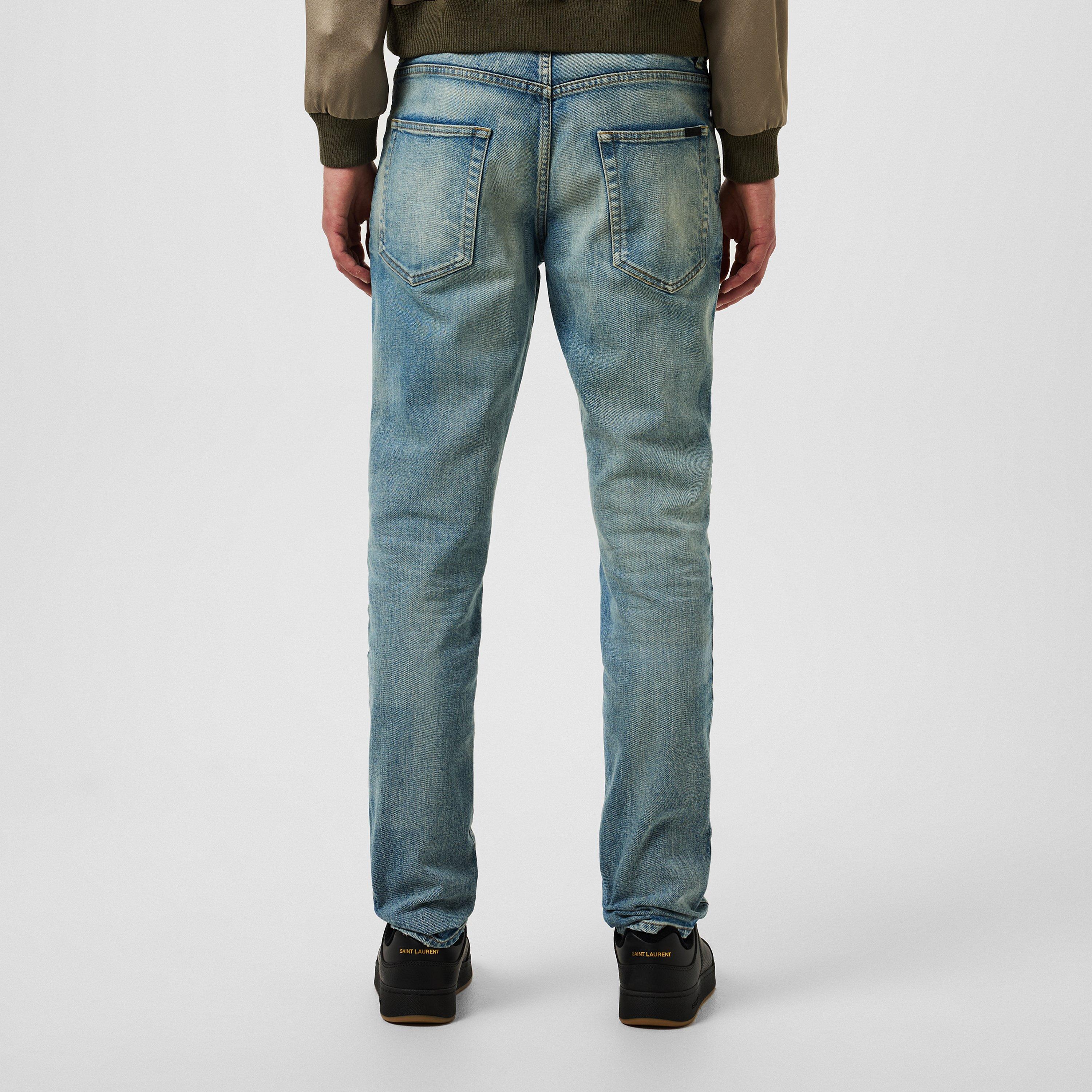 Santa Blue - Saint Laurent - Distressed Skinny Jeans - 3