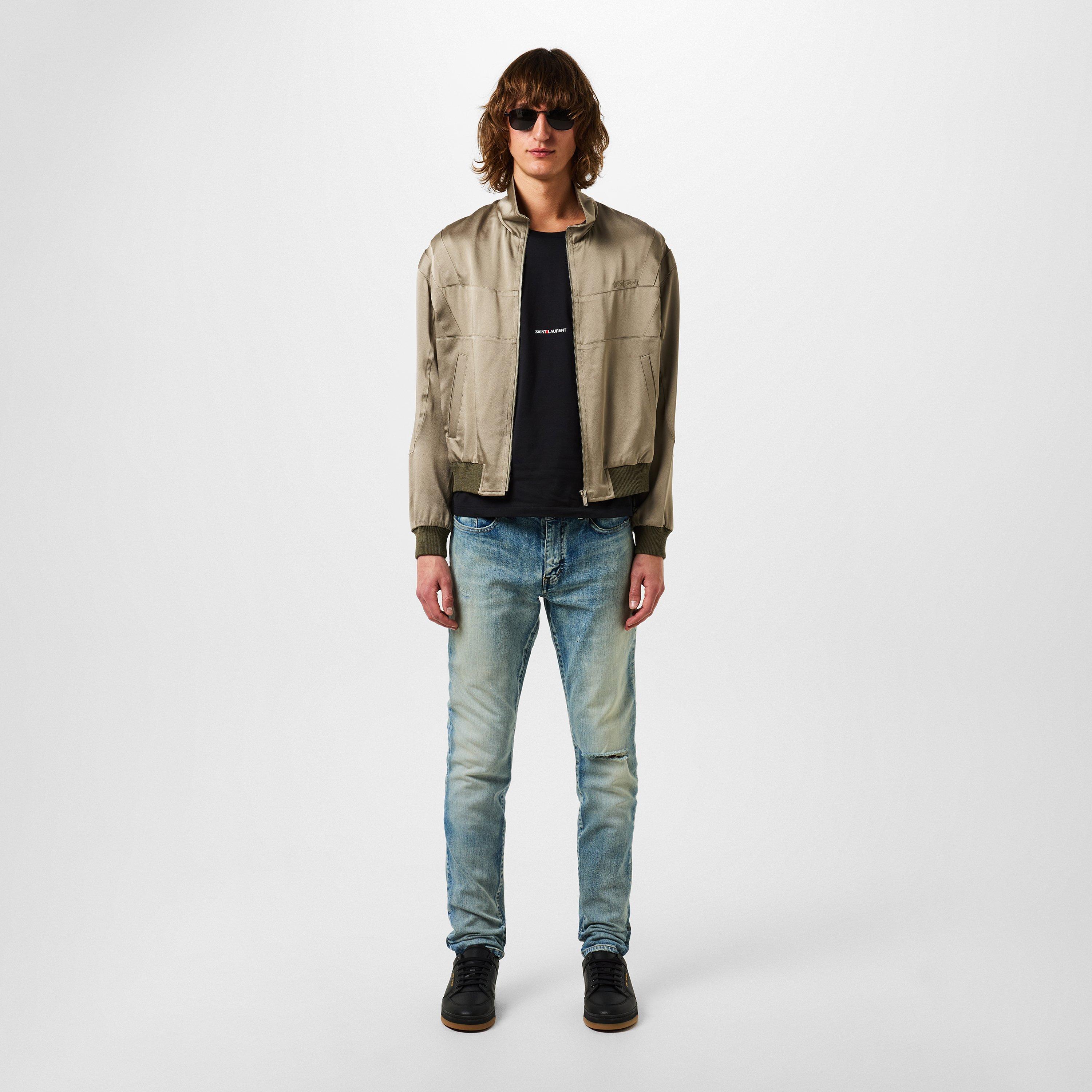 Santa Blue - Saint Laurent - Distressed Skinny Jeans - 4
