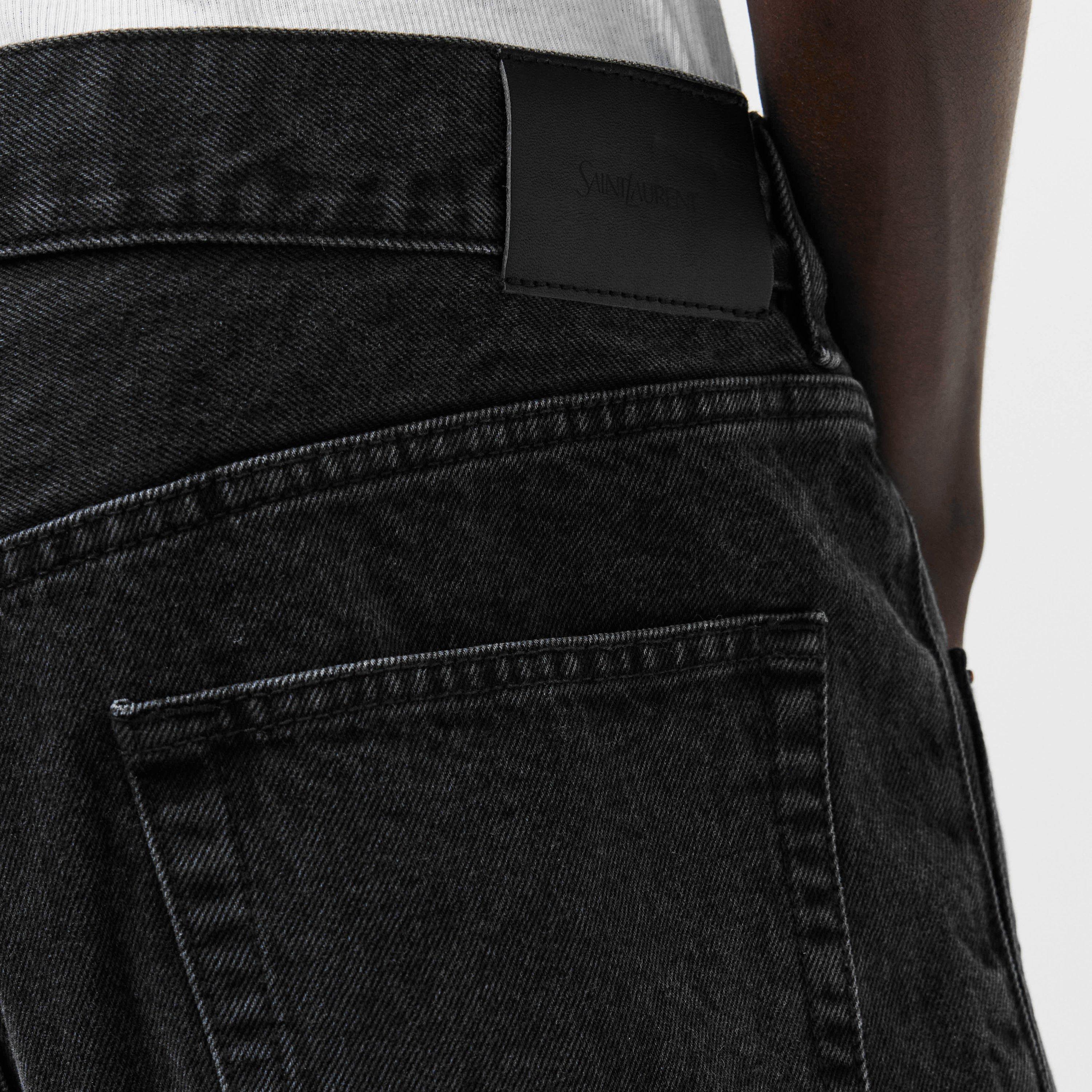 Used Paris Blk - Saint Laurent - Straight Jeans - 5