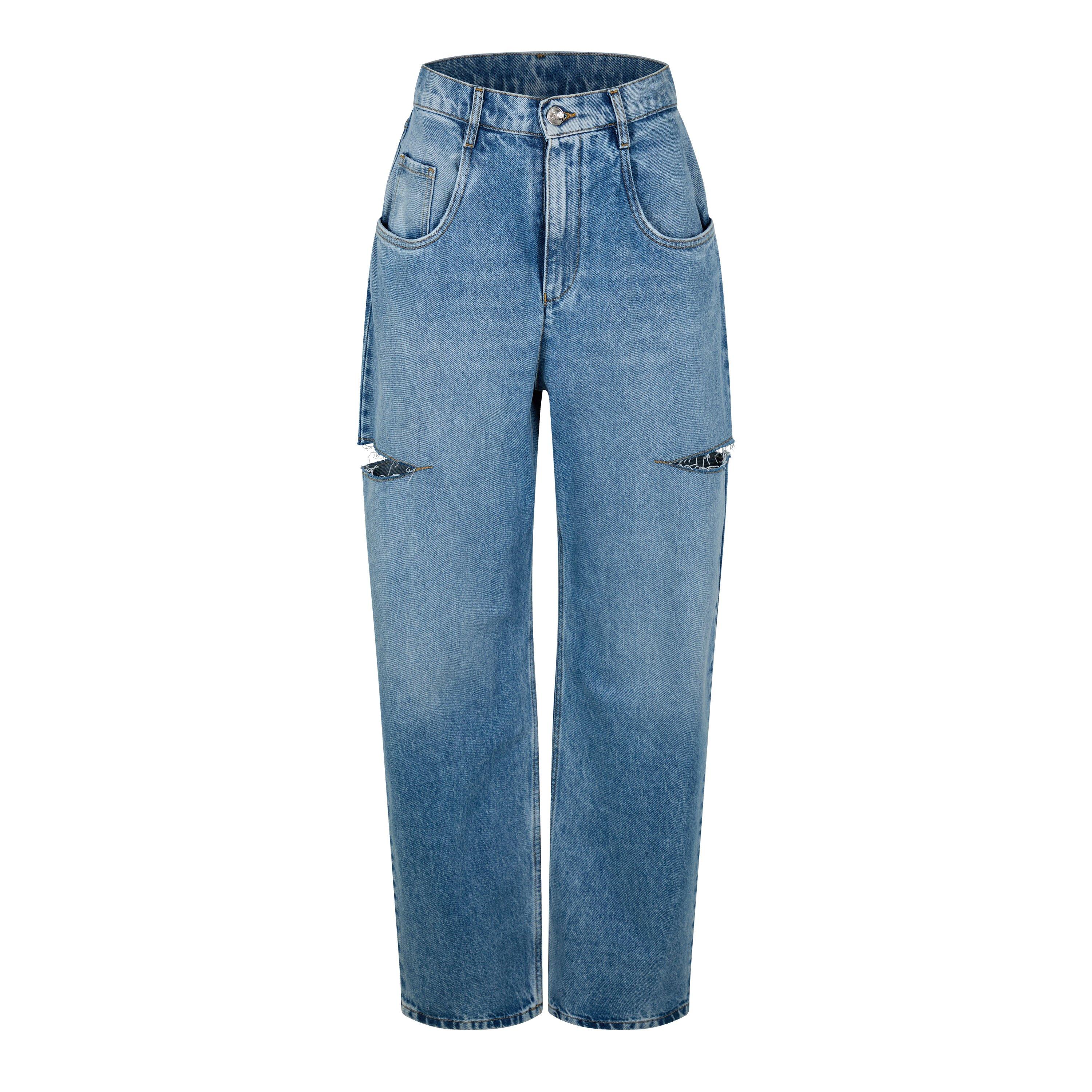 Denim - Maison Margiela - Denim Jeans With Slash Details. - 1