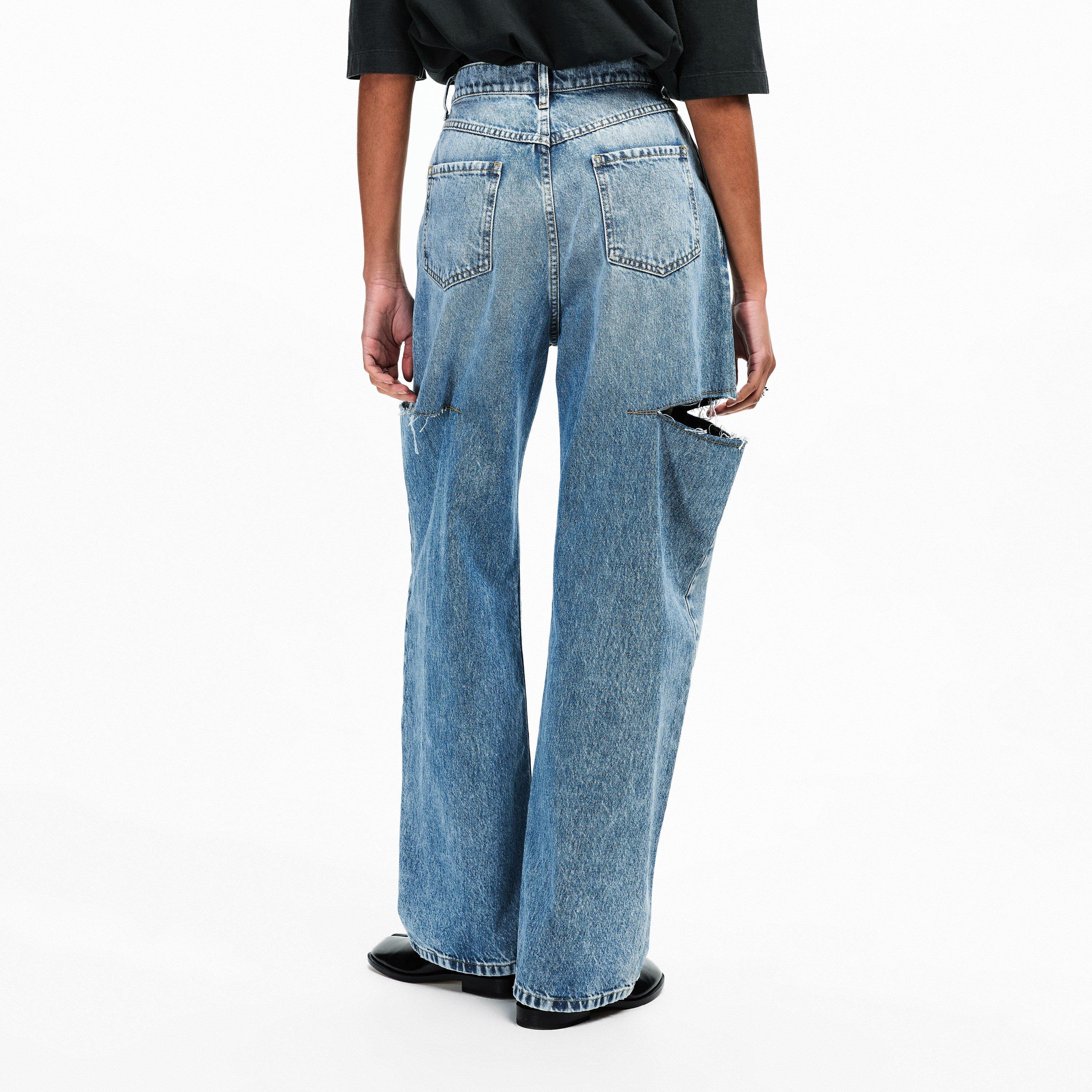 Maison Margiela Denim Jeans With Slash Details. | Flannels Maison Margiela Denim Jeans With Slash Details. | Flannels