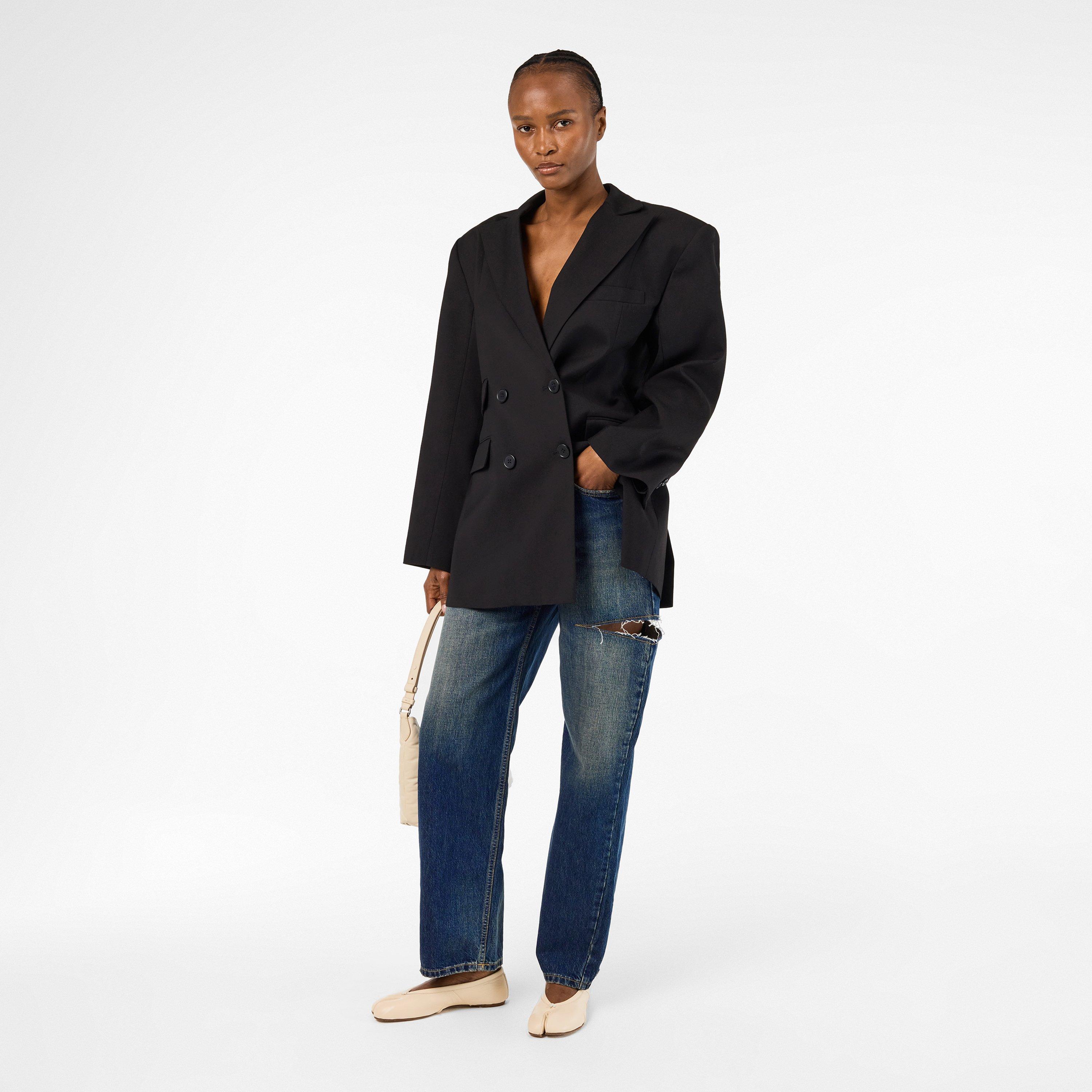 Washed Indigo - Maison Margiela - Denim Jeans With Slash Details. - 6