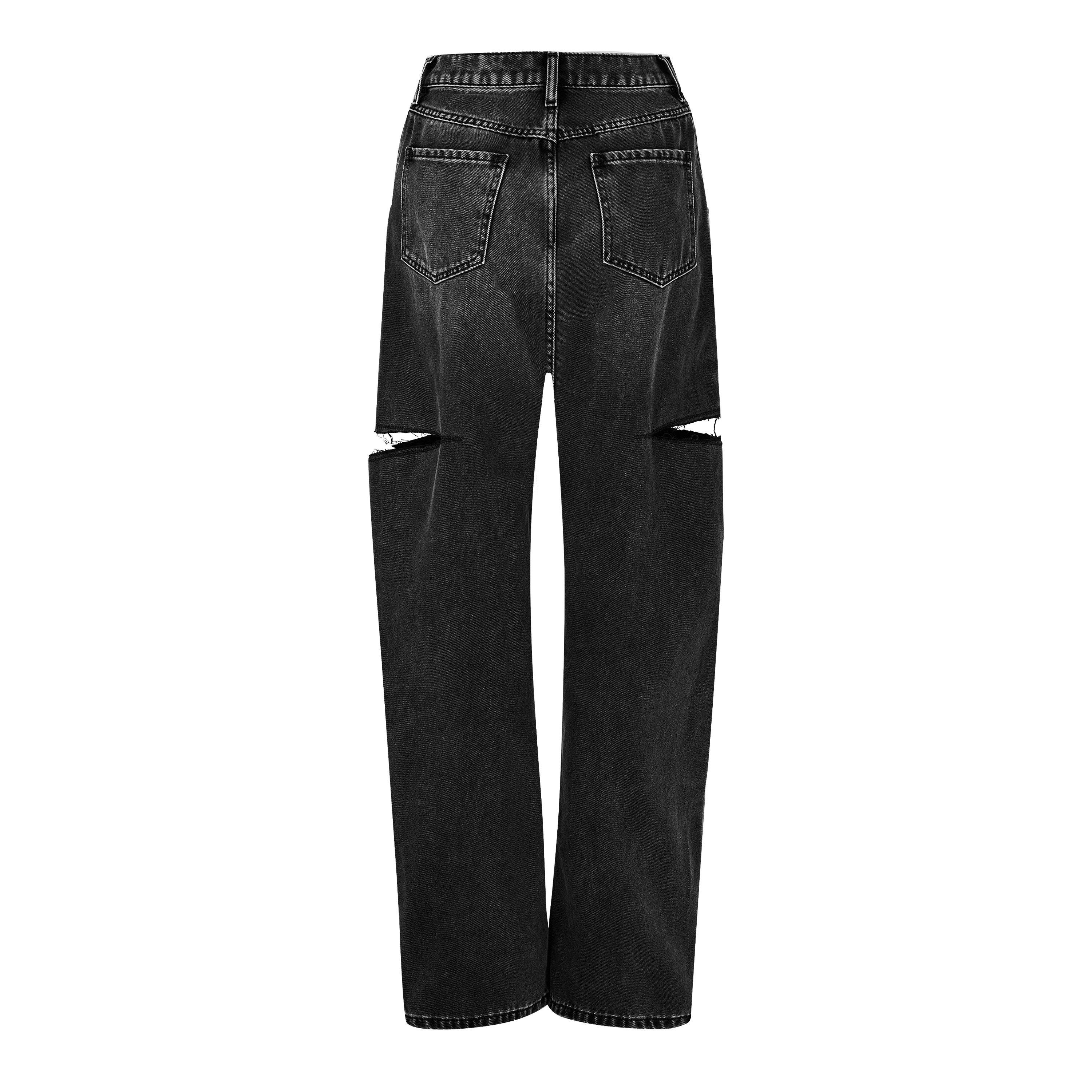 Maison Margiela | Denim Jeans With Slash Details | Wide