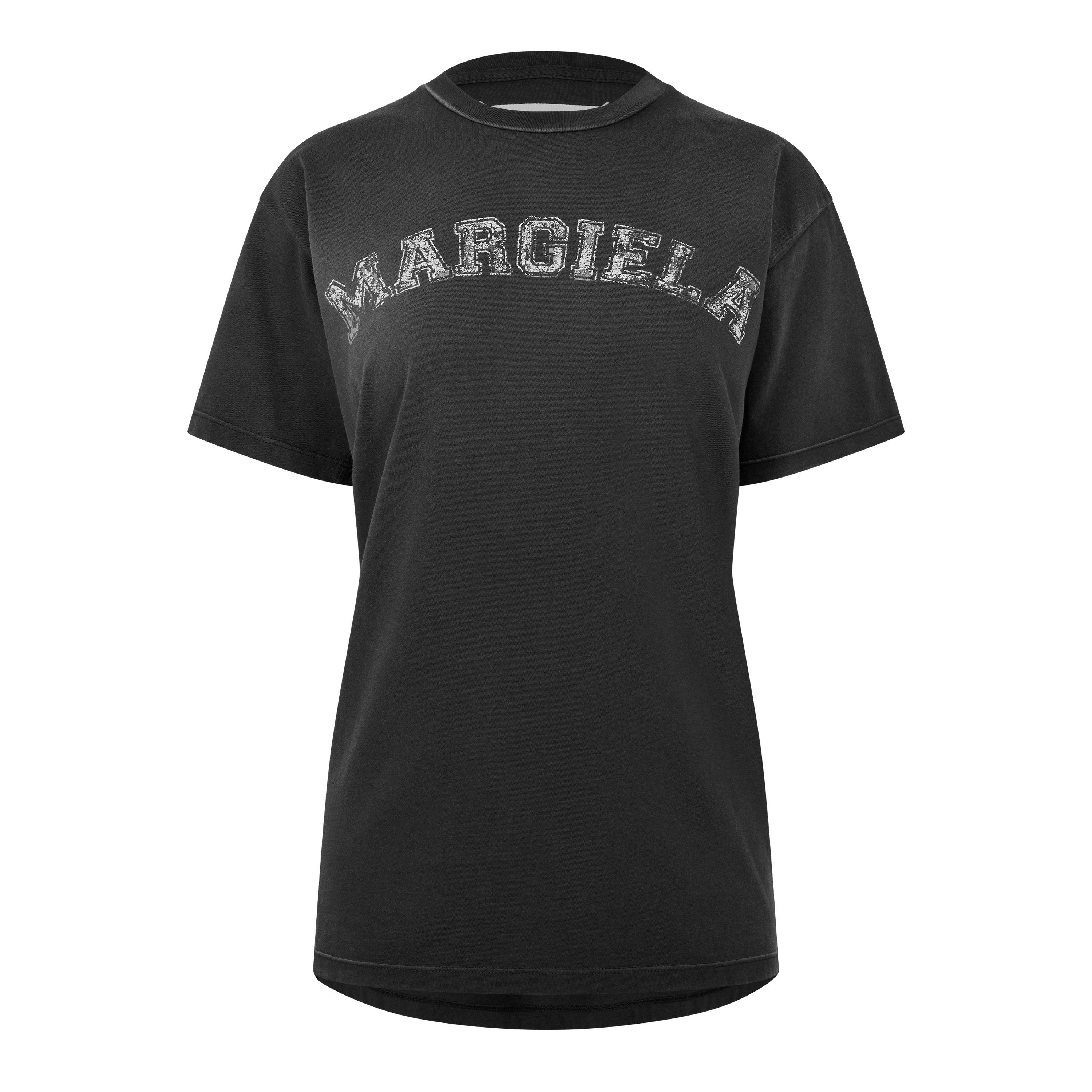 Washed Black - Maison Margiela - Logo Print T-Shirt - 5