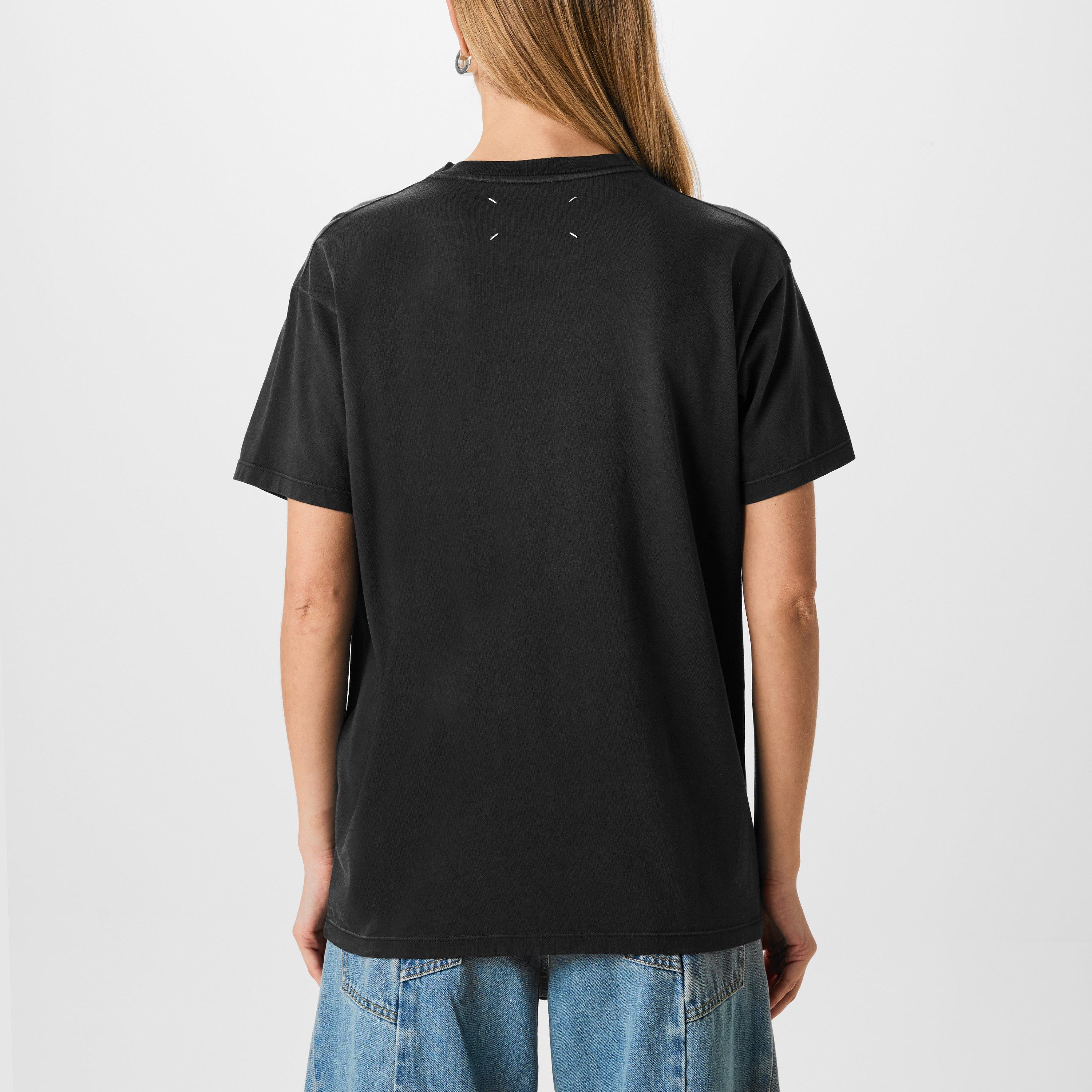 Washed Black - Maison Margiela - Logo Print T-Shirt - 3