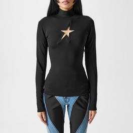 Mugler Star Top