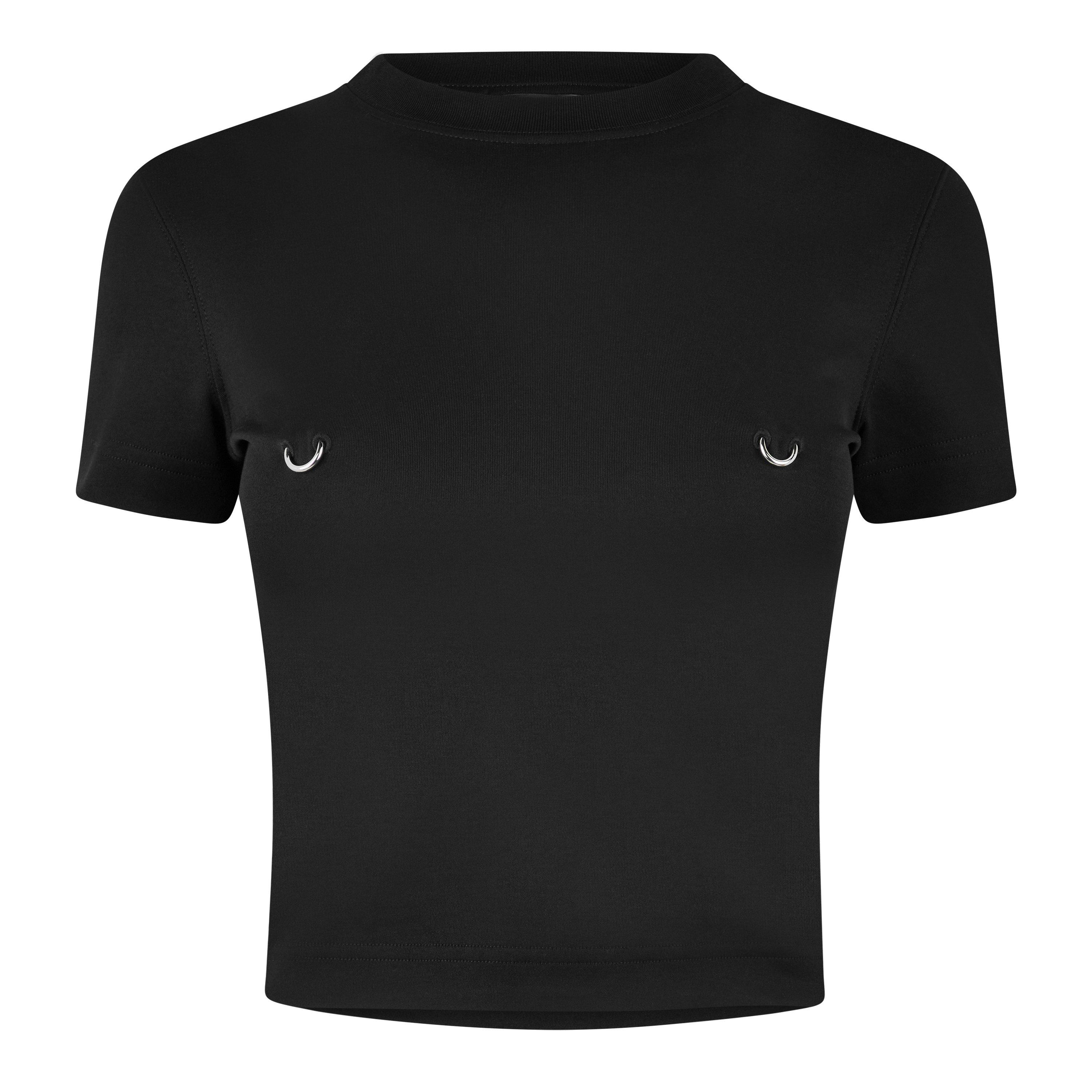 Black - Mugler - Women's Slim Fit T-Shirt - 5