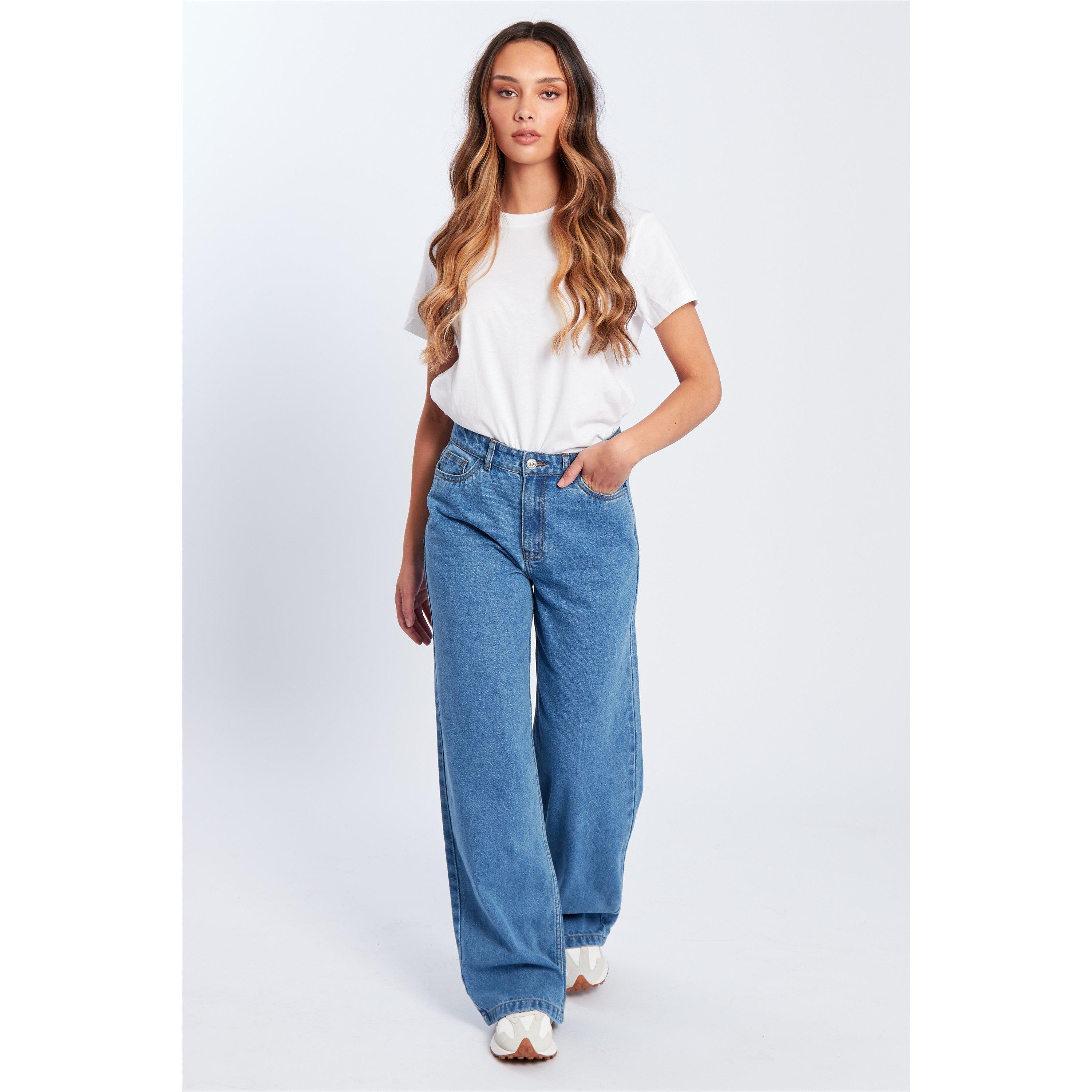 Lavado claro - Be You - Women's BeYou Wide Leg Jeans - 1