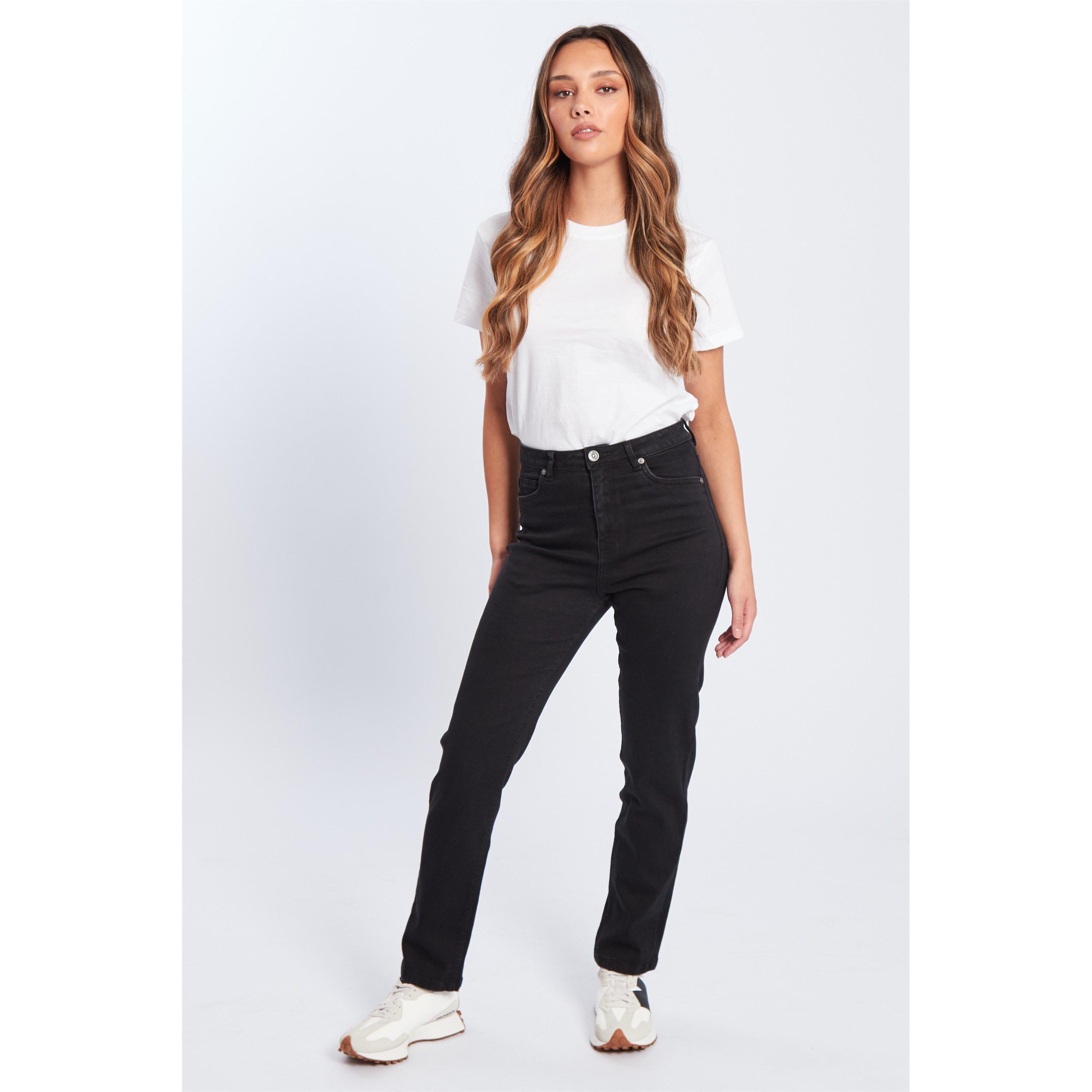Black - Be You - Women's BeYou Mom Straight Leg Jeans - 1