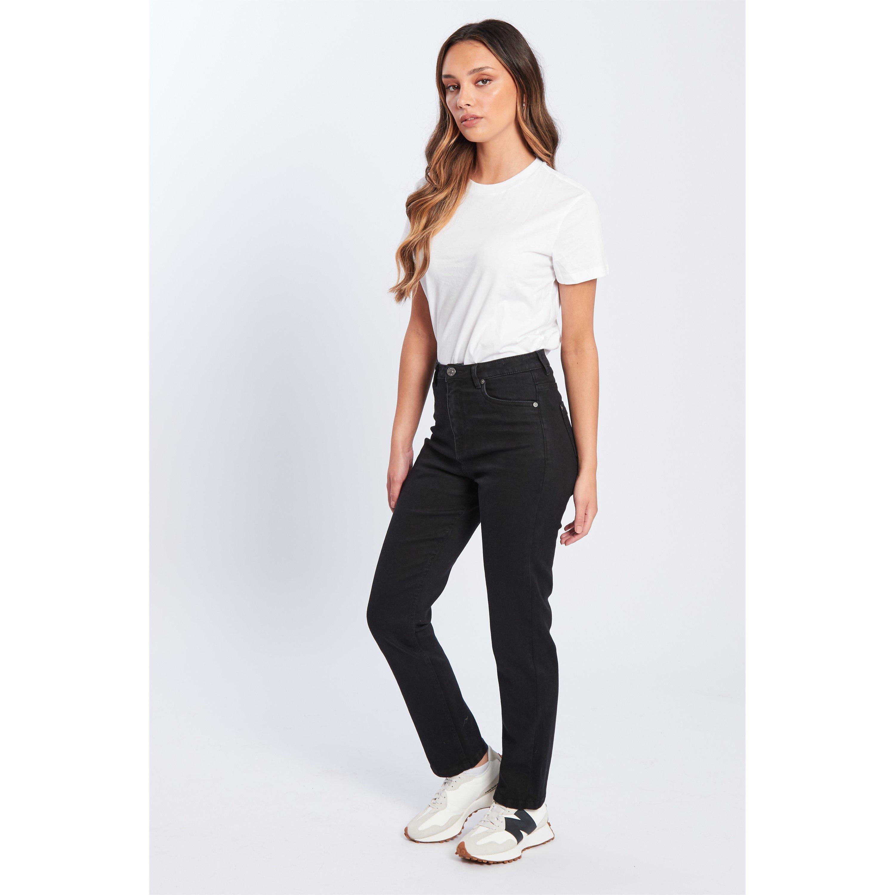 Black - Be You - Women's BeYou Mom Straight Leg Jeans - 5